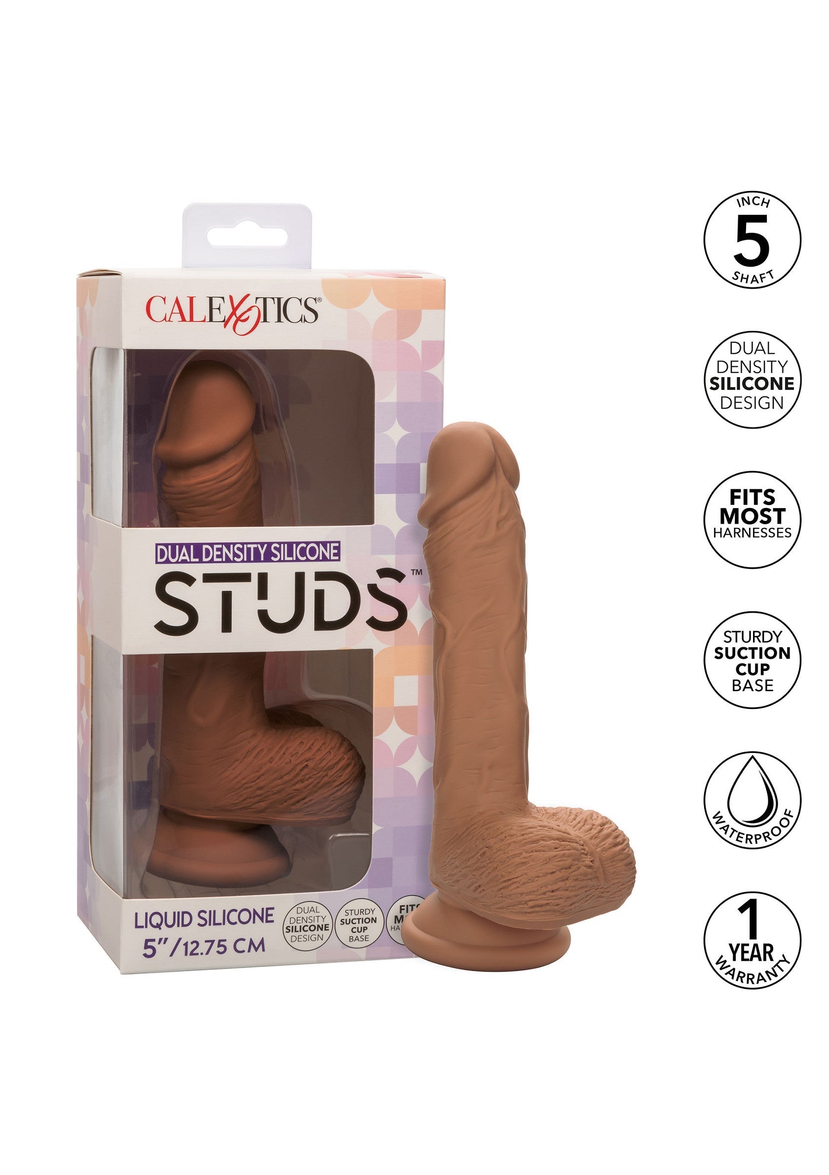 CalExotics Dual Density Silicone Stud 5 inch