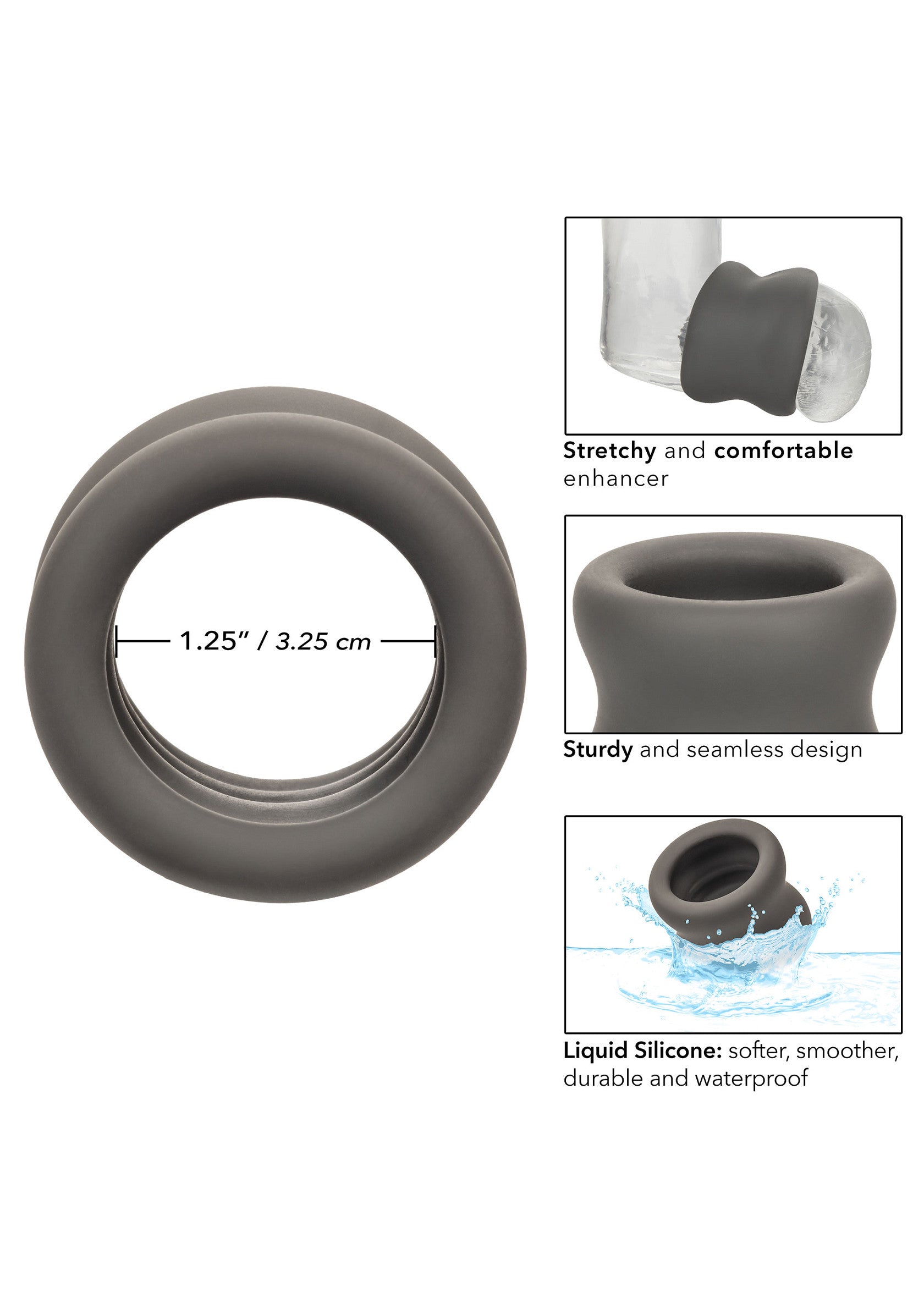 CalExotics Alpha Scrotum Stretching Ring