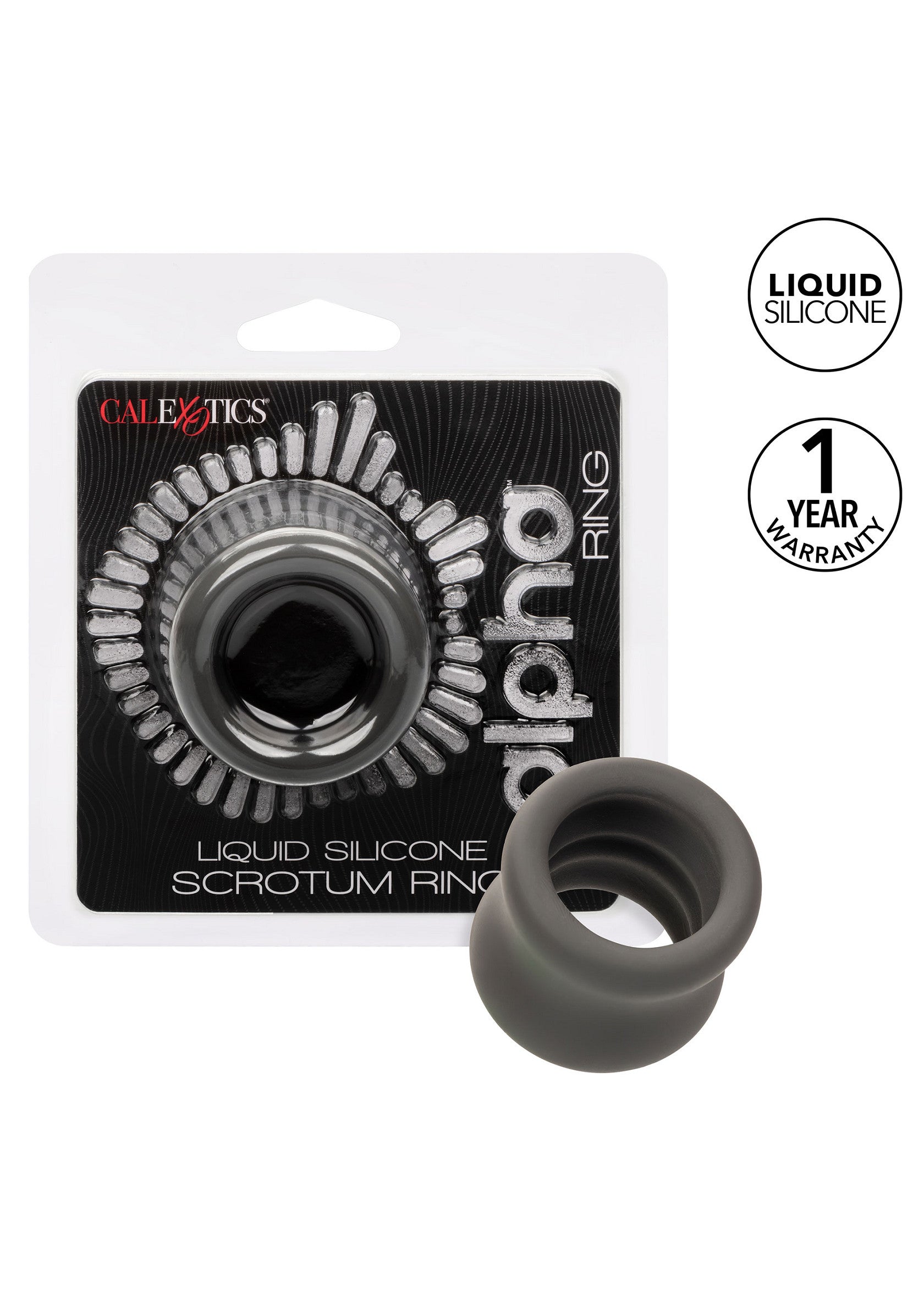 CalExotics Alpha Scrotum Stretching Ring