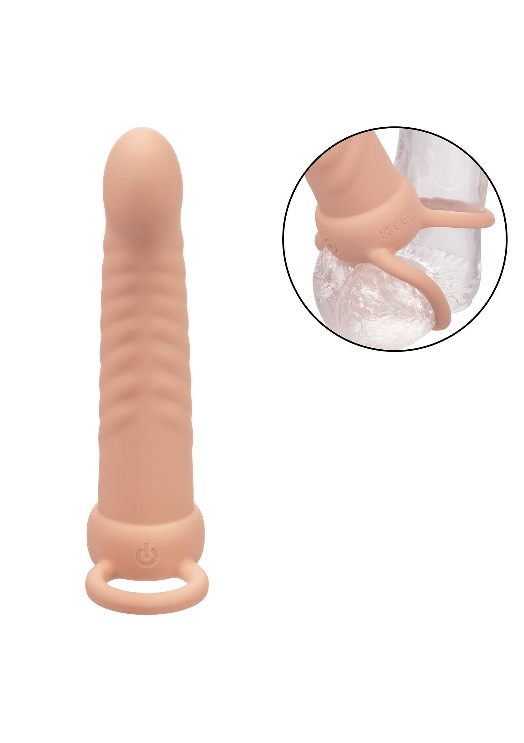 CalExotics Ribbed Dual Penetrator