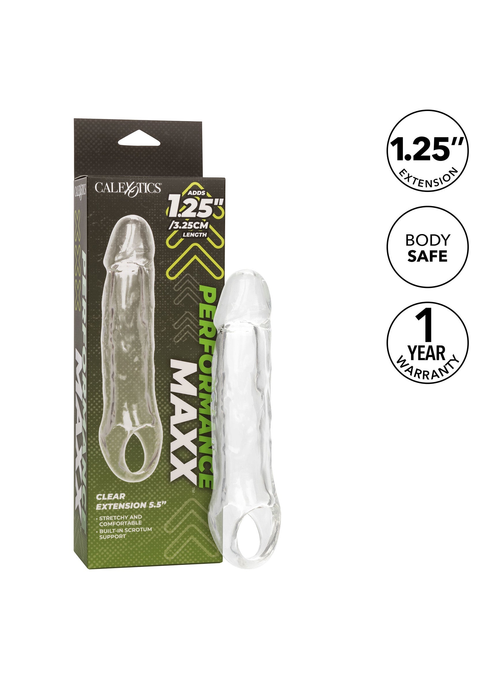 CalExotics Clear Extension 5.5 inch