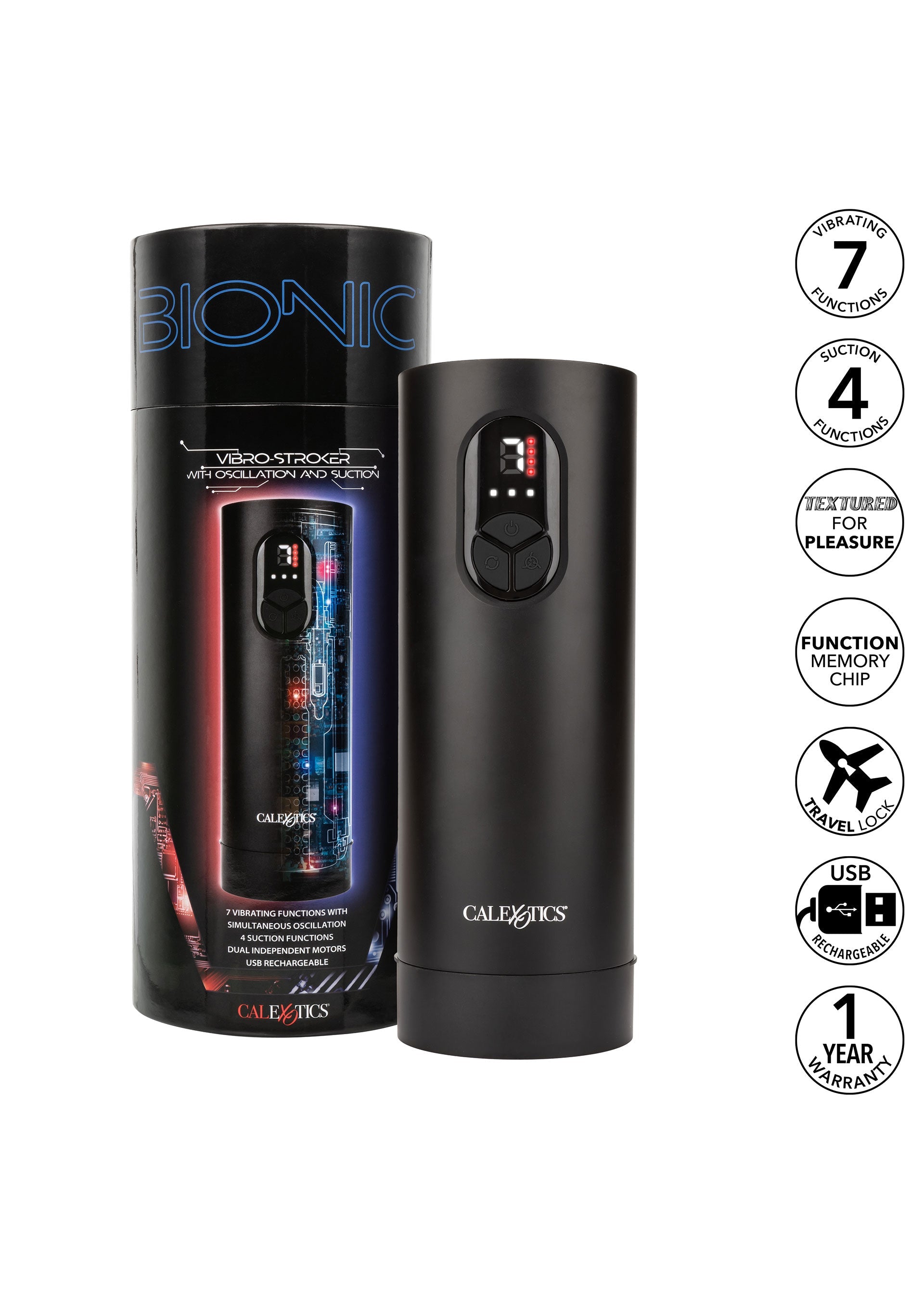 CalExotics Bionic Vibro Stroker