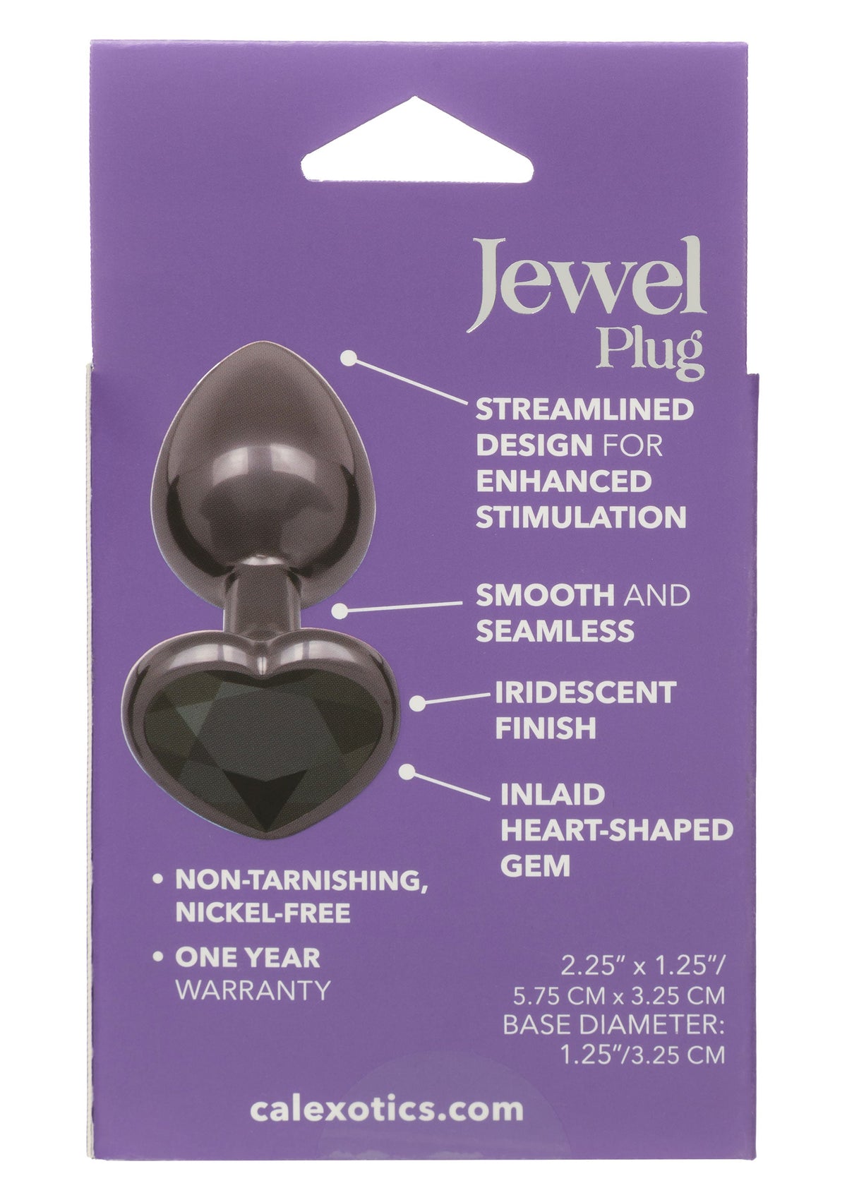 CalExotics Diamond Heart Plug Small