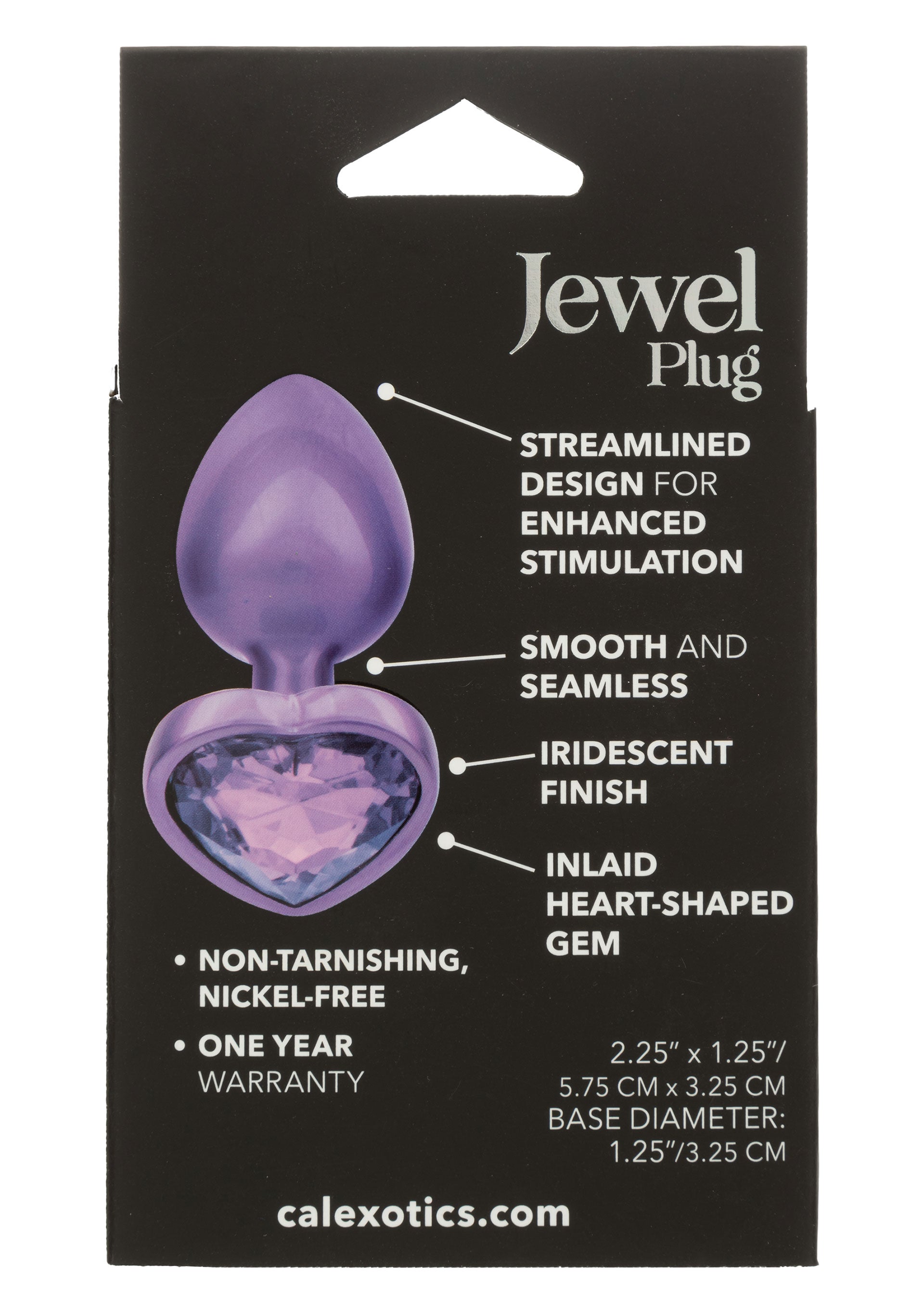 CalExotics Diamond Heart Plug Small