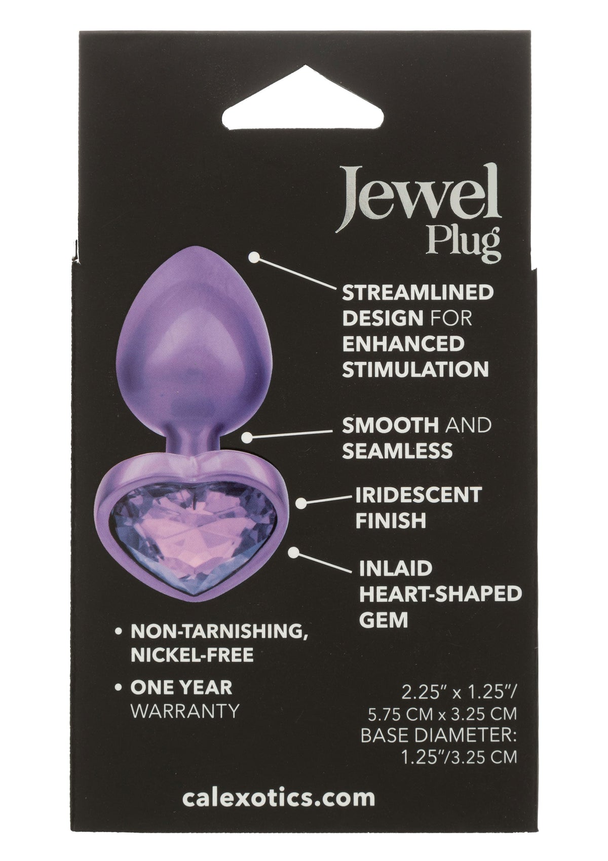 CalExotics Diamond Heart Plug Small