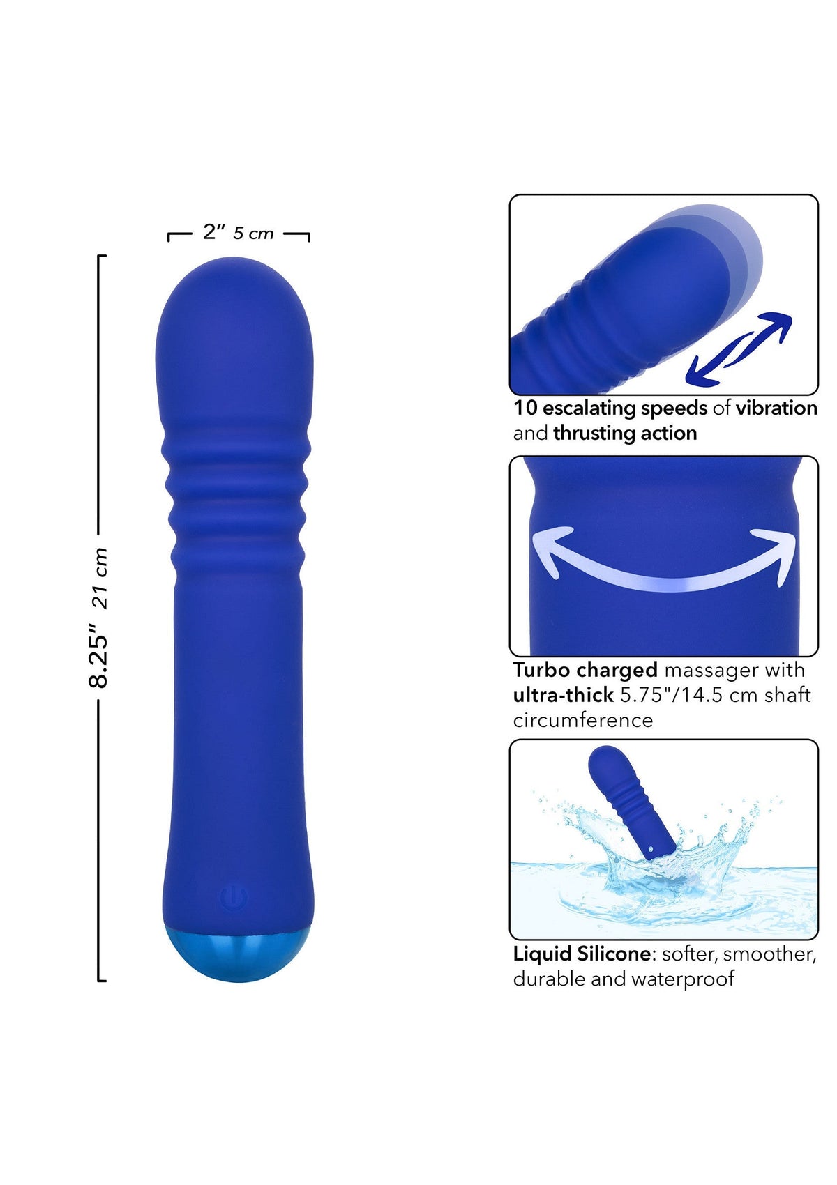 CalExotics Thicc Chubby Thrusting Wand