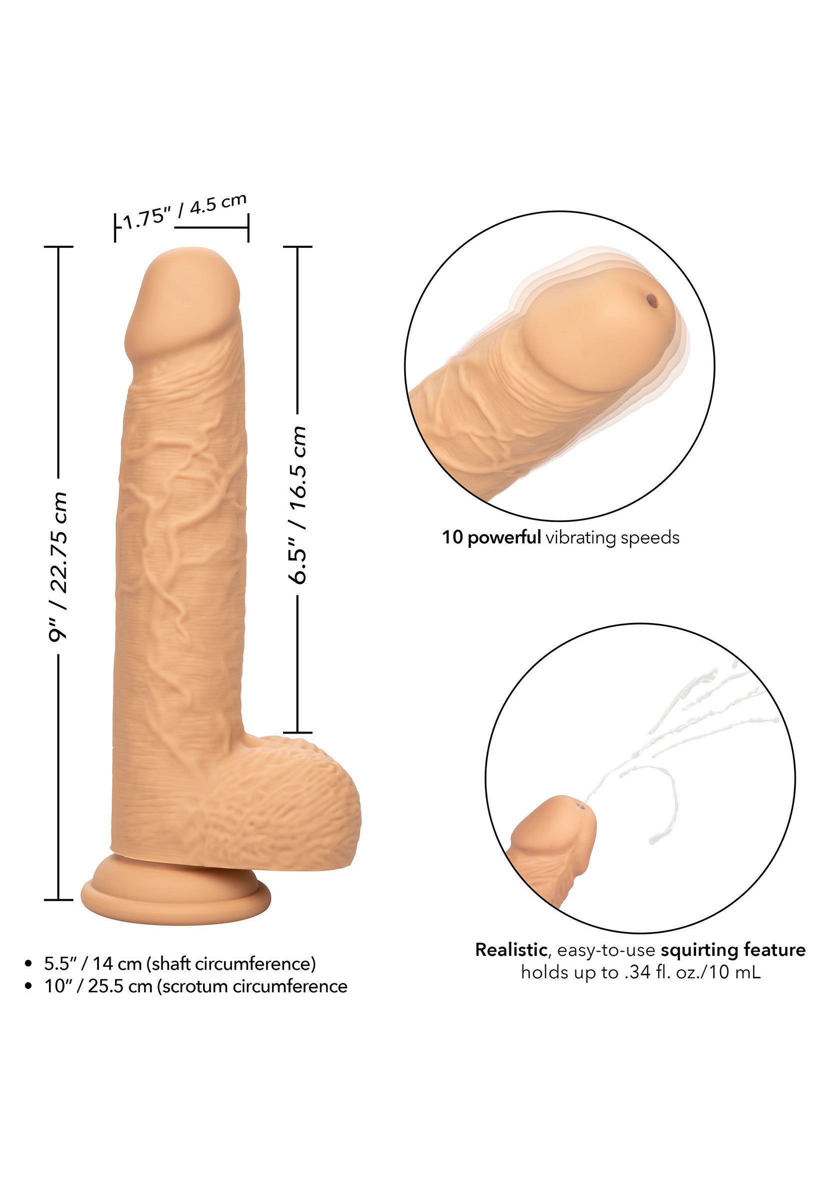 CalExotics Squirting Vibrating Fuck Stick