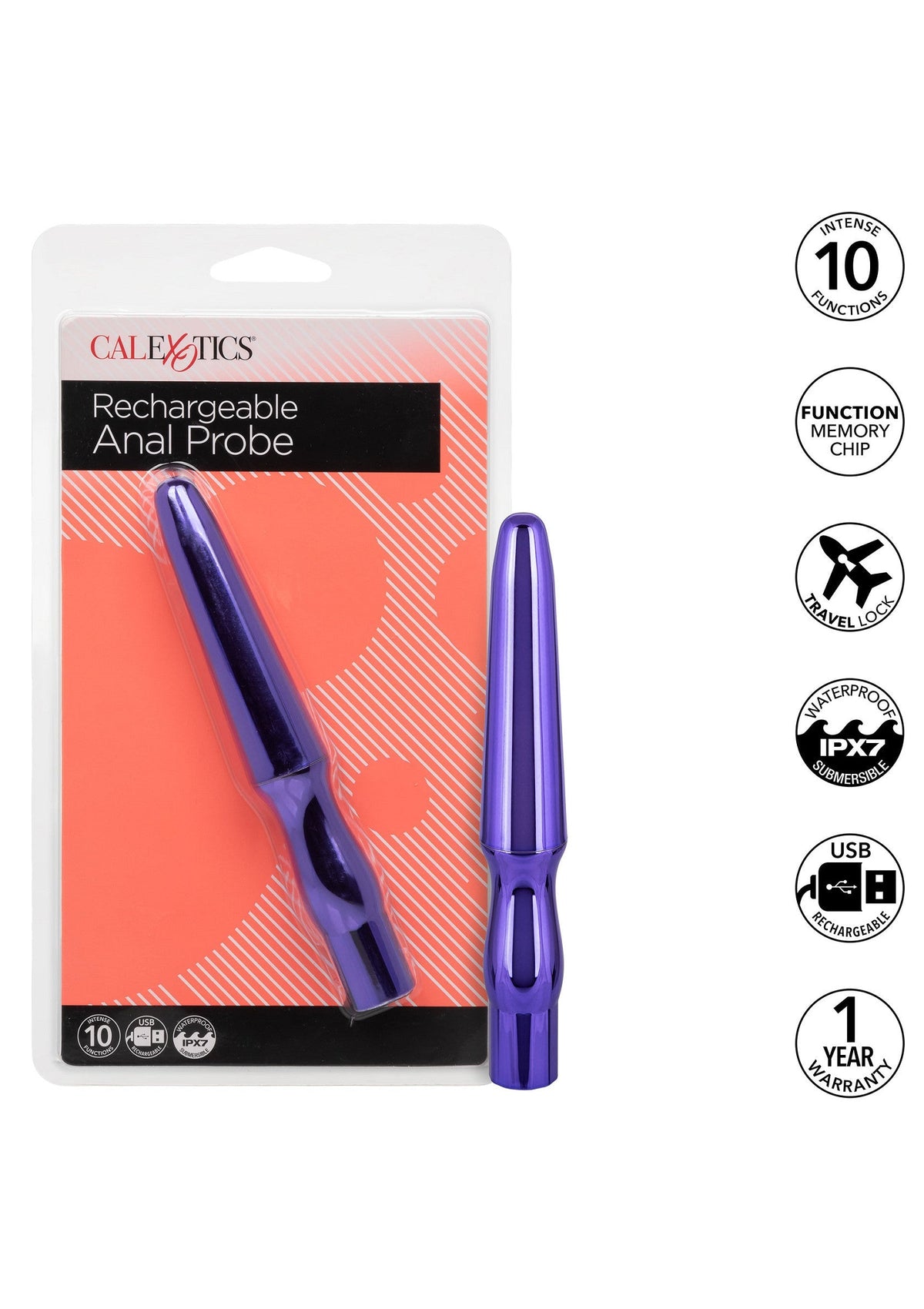 CalExotics Rechargeable Anal Probe