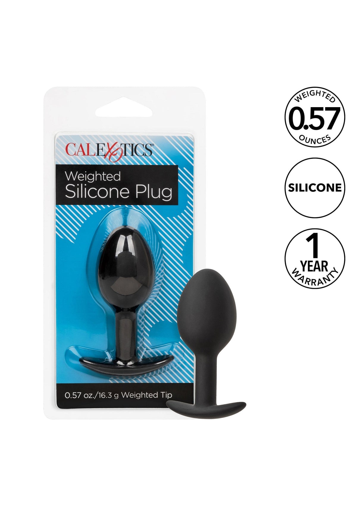 CalExotics Weighted Silicone Plug
