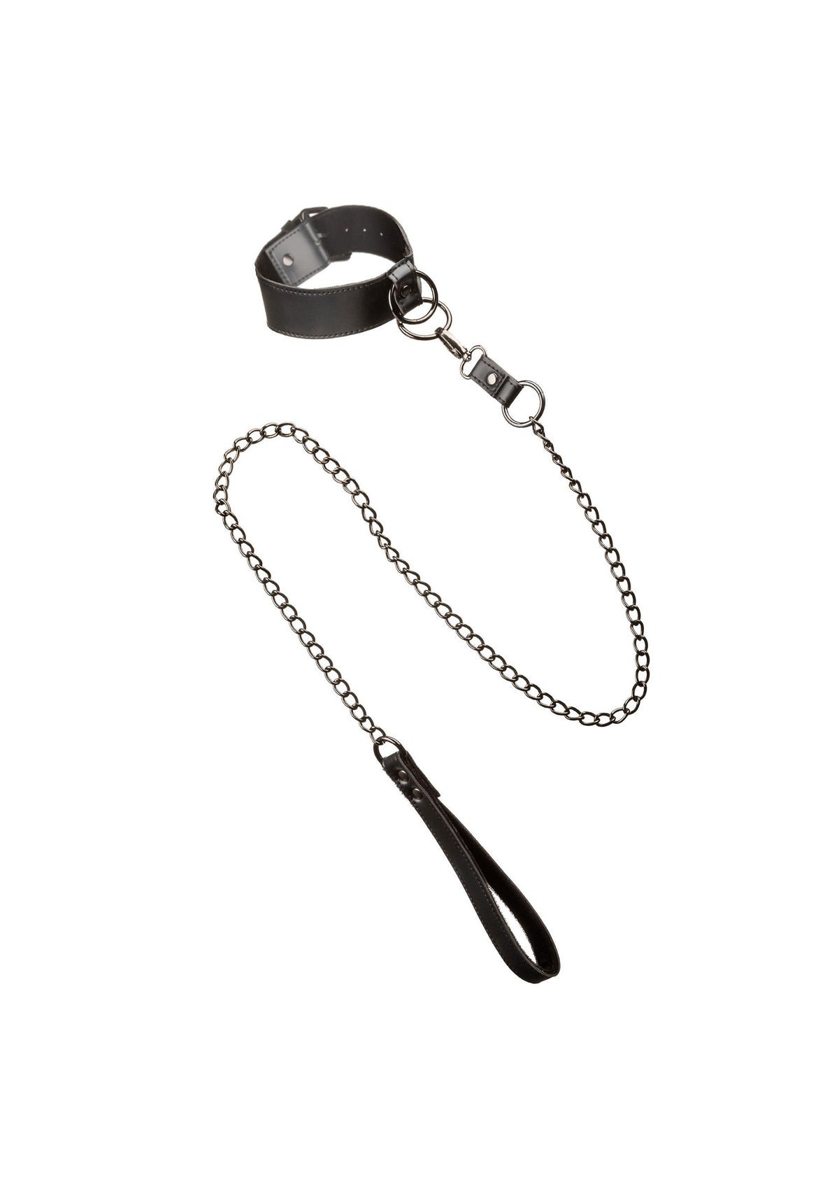 CalExotics Collar With Chain Leash