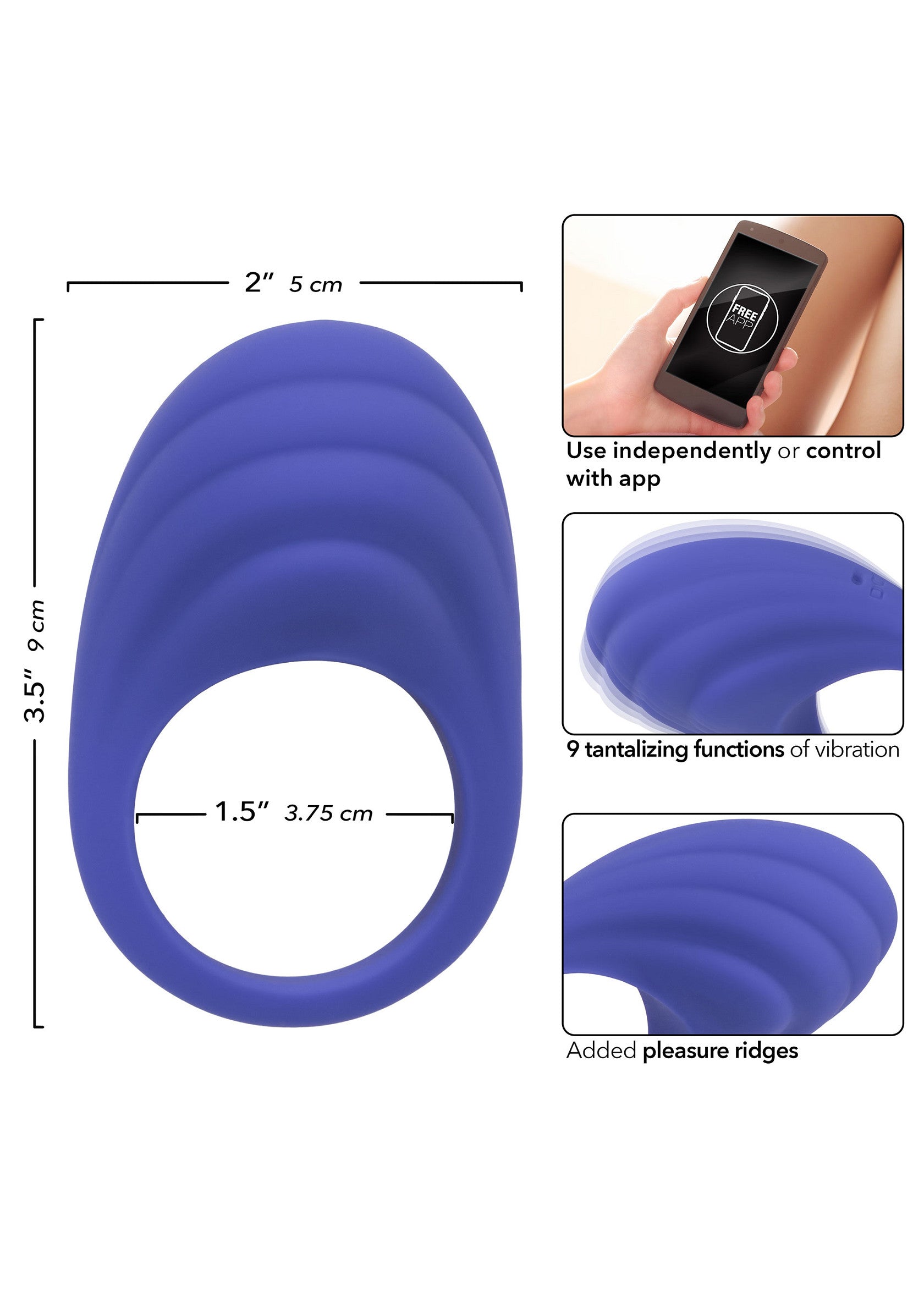 CalExotics App-Controlled Couples Ring