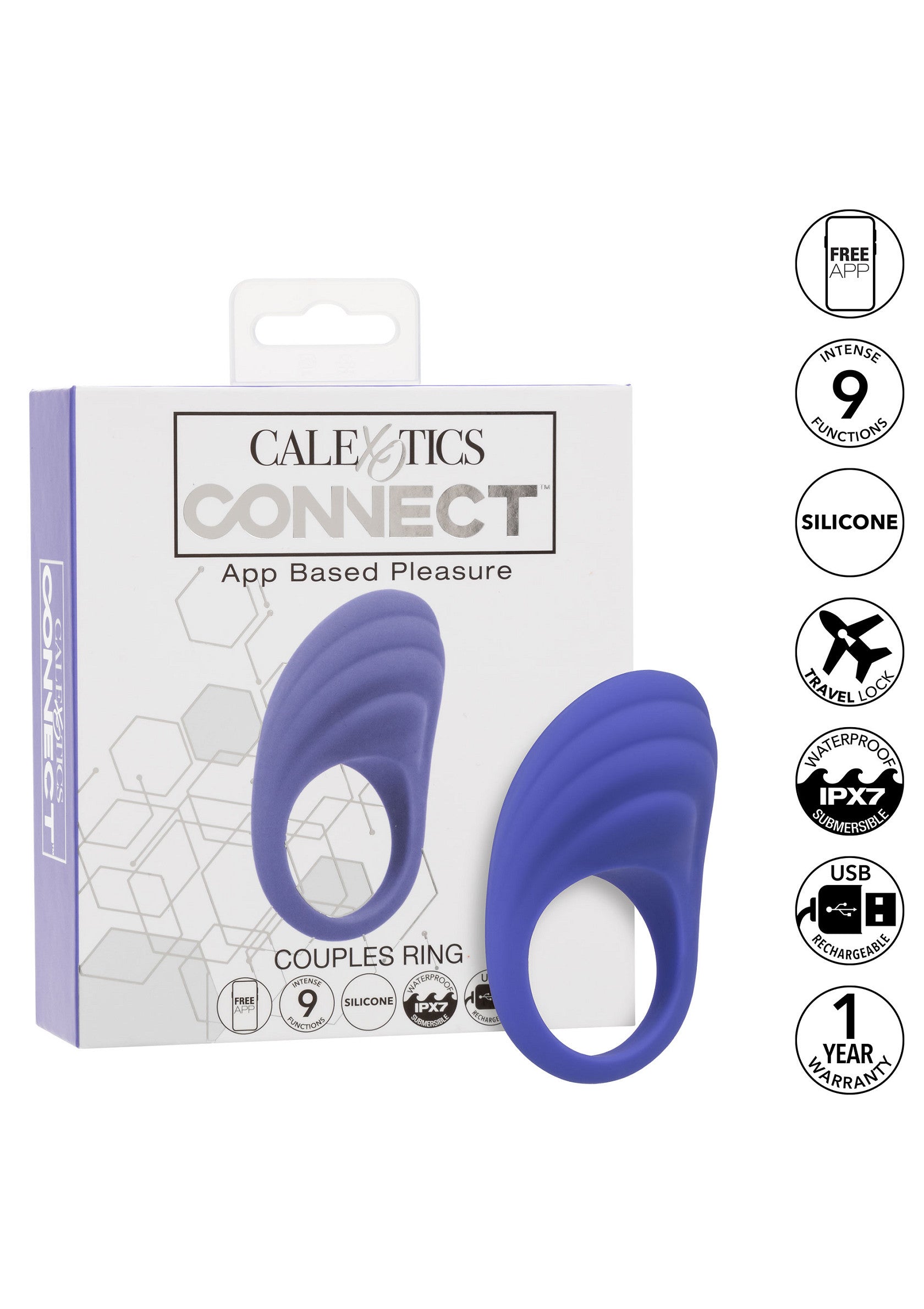 CalExotics App-Controlled Couples Ring