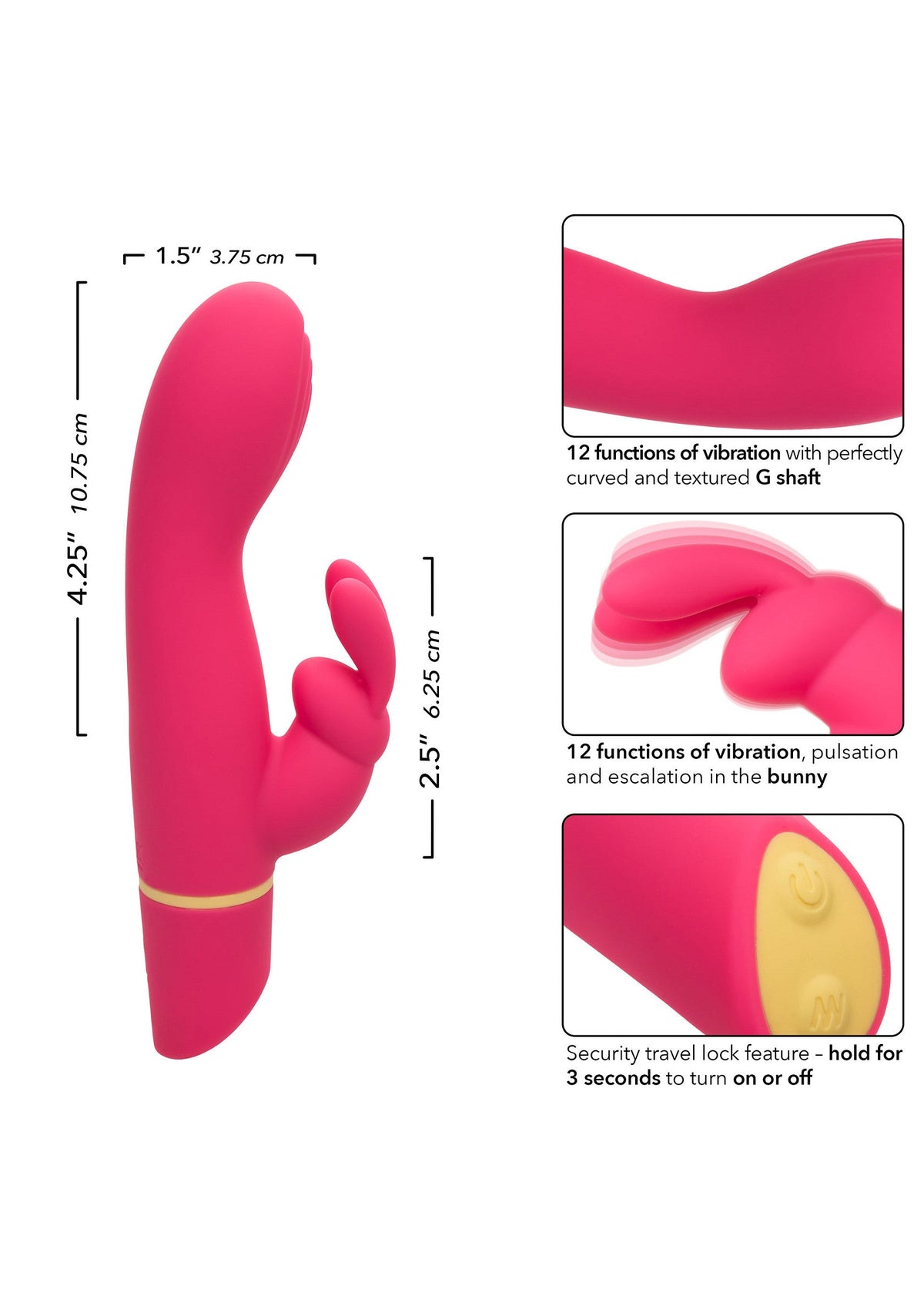 CalExotics Love Bunny Vibrating G Bunny