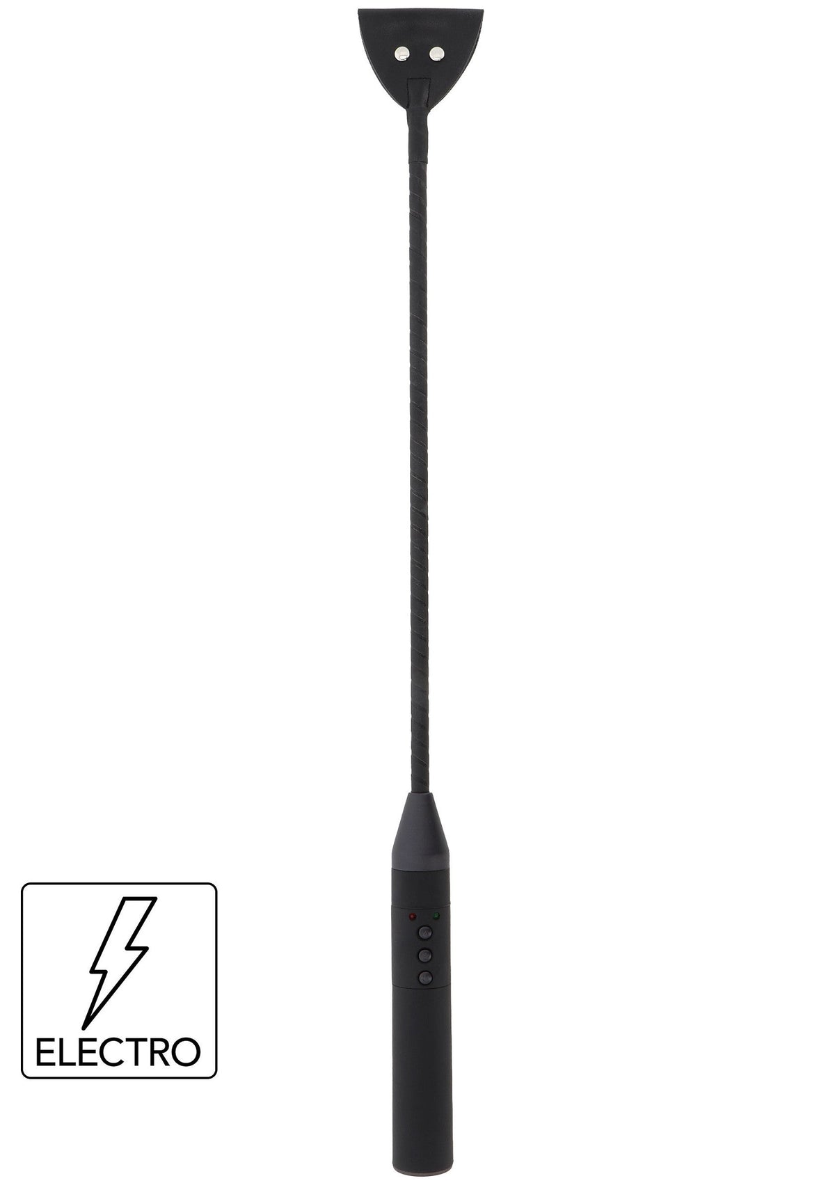 Palette de stimulation électrique noire pour le plaisir. Découvrez des sensations intenses et uniques.; Zwarte elektrische stimuleringspeddel voor plezier. Ontdek intense en unieke sensaties.; Black electric stimulation paddle for pleasure. Discover intense and unique sensations.