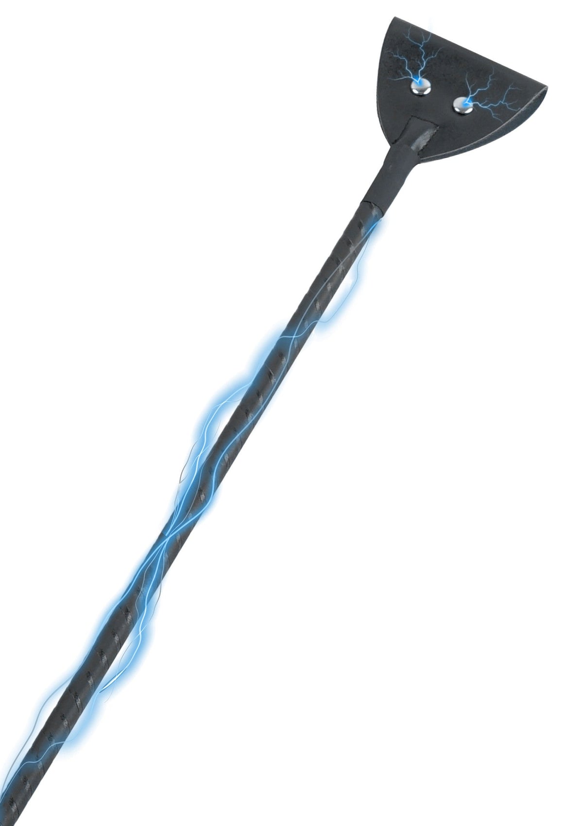 Cravache électrique à sensation forte, pour des jeux BDSM intenses et excitants.; Sensuele elektrische zweep voor intense en opwindende BDSM-spellen.; Electrified flogger for intense sensation play, great for exciting BDSM games.