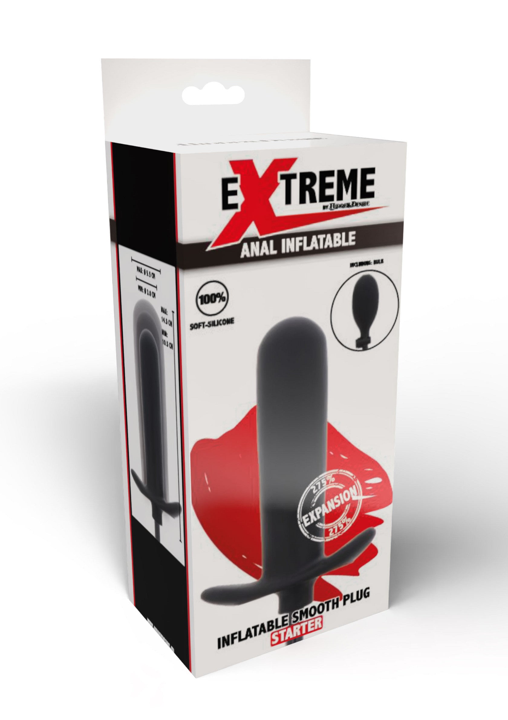 Hidden Desire Inflatable Smooth Plug Starter