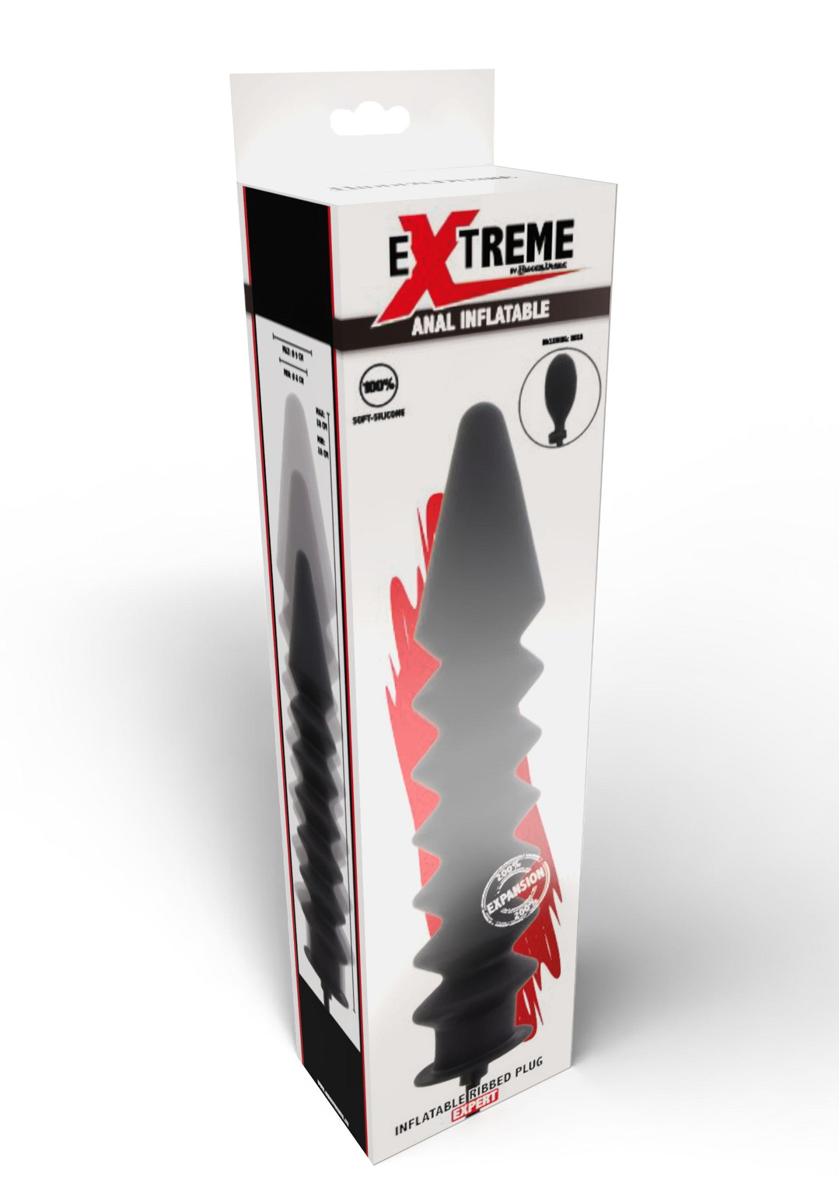 Hidden Desire Inflatable Ribbed Plug Expert