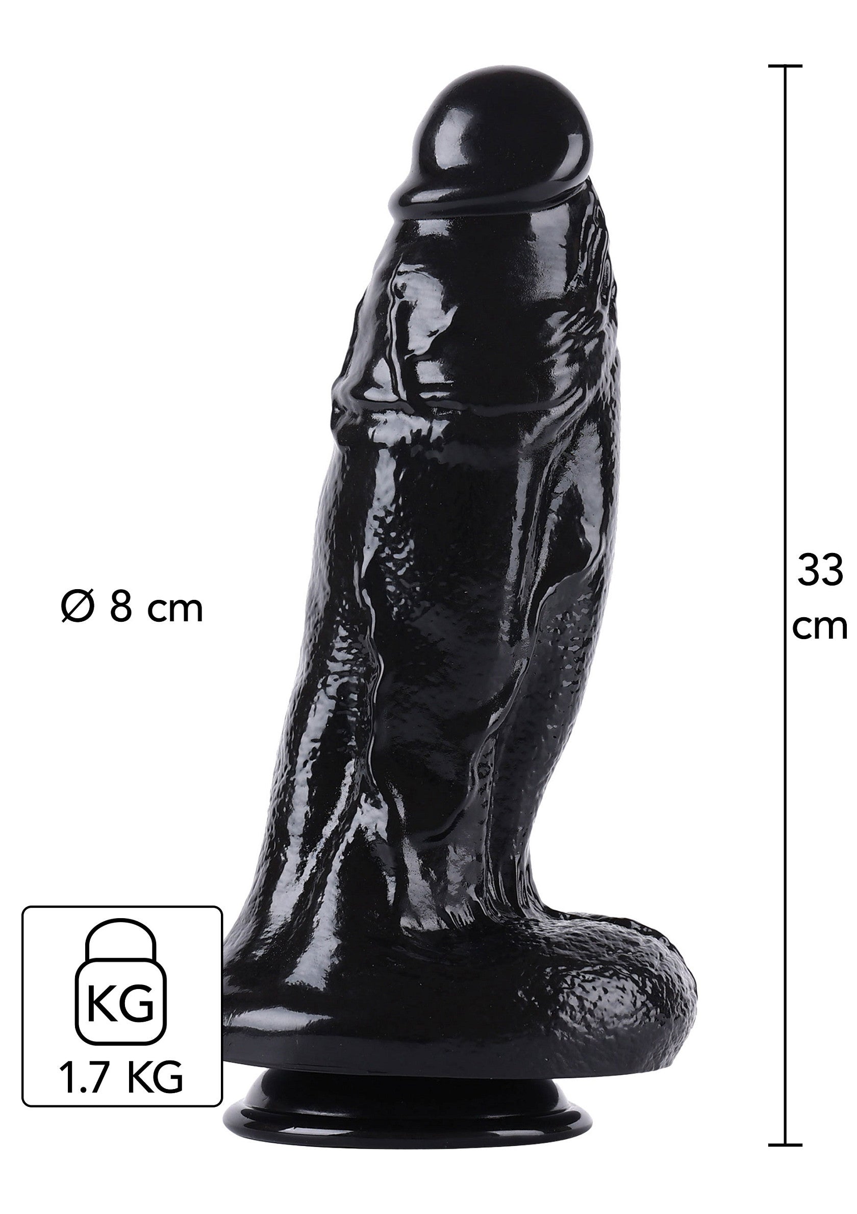 Hidden Desire Dildo Xtra Thick 32.5 cm