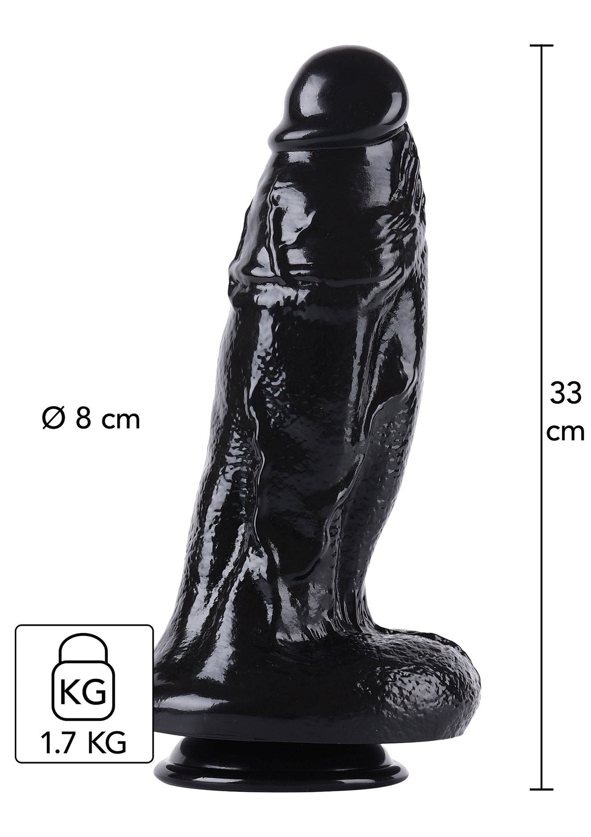 Hidden Desire Dildo Xtra Thick 32.5 cm