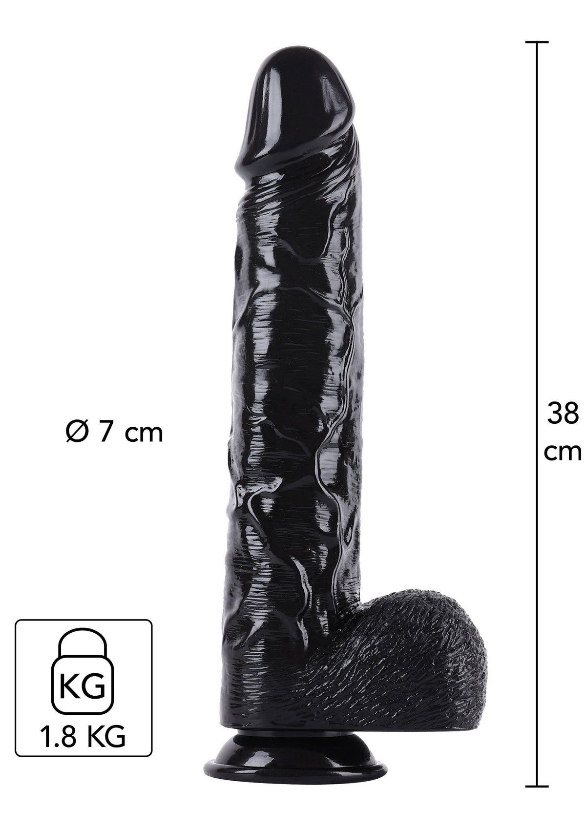 Hidden Desire Dildo 38 cm