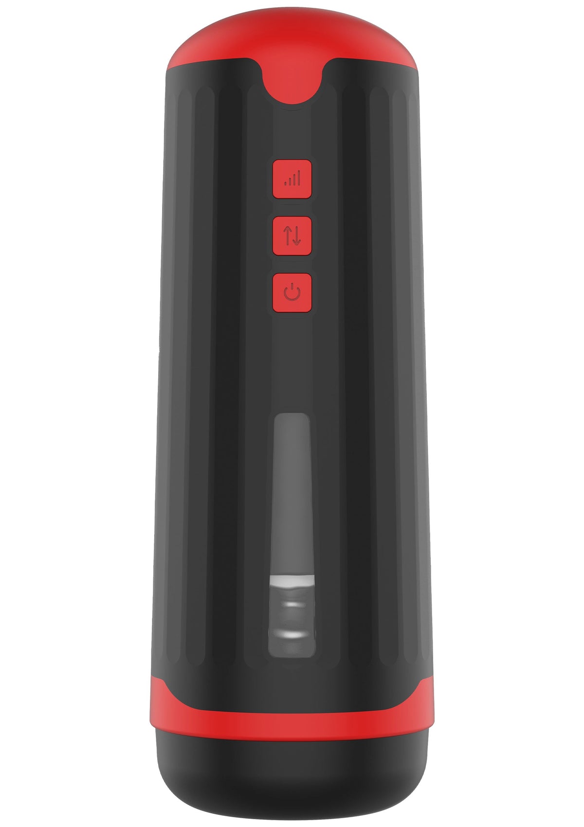 Distributeur automatique de savon noir et rouge. Design moderne et pratique pour une hygiène optimale.; Automatische zeepdispenser in zwart en rood. Modern en handig ontwerp voor optimale hygiëne.; Black and red automatic soap dispenser. Modern and practical design for optimal hygiene.