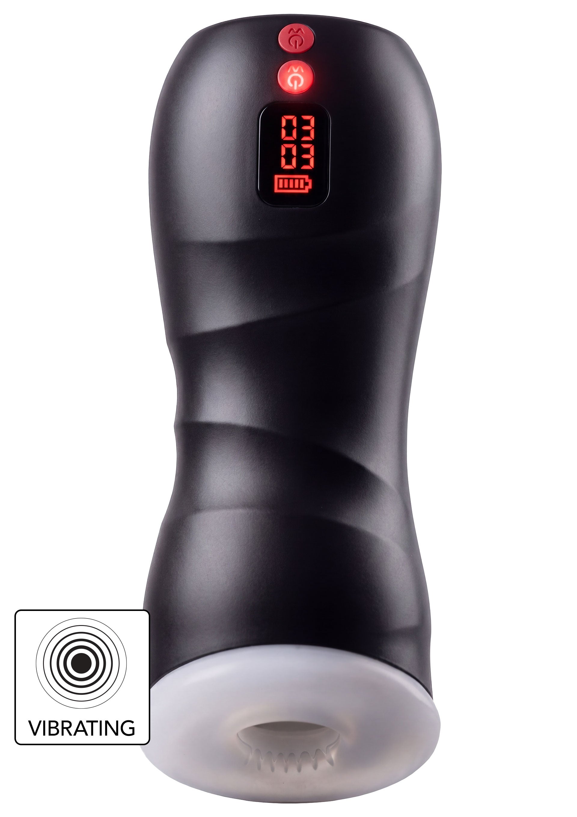 Hidden Desire Vibrating Twin Turbo Masturbator