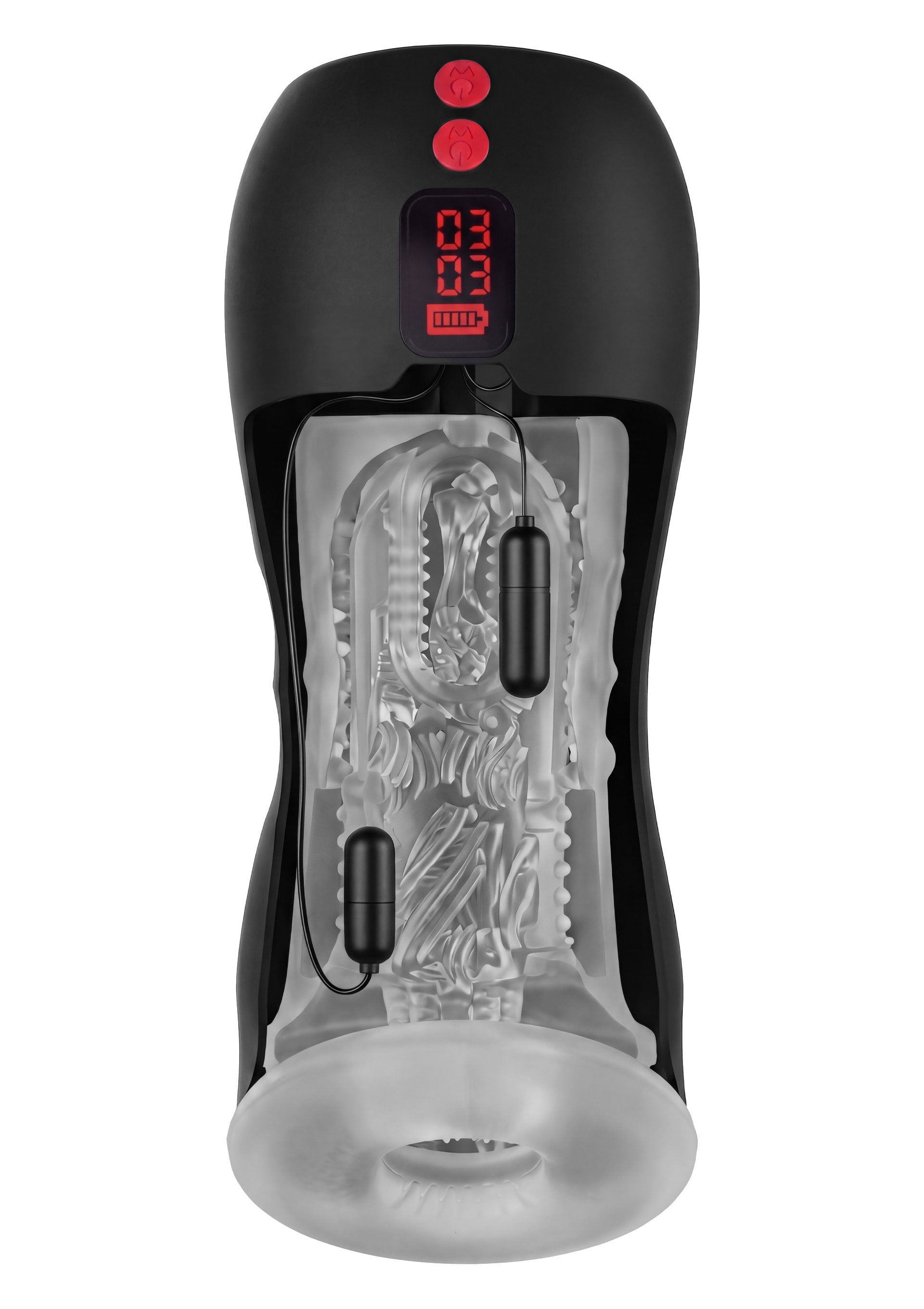 Hidden Desire Vibrating Twin Turbo Masturbator