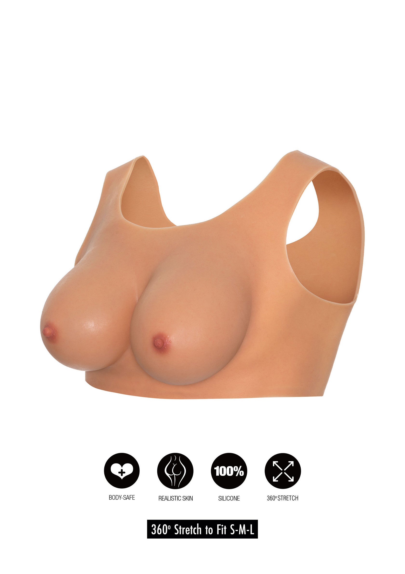 Hidden Desire Wearable Breasts Top C Cup