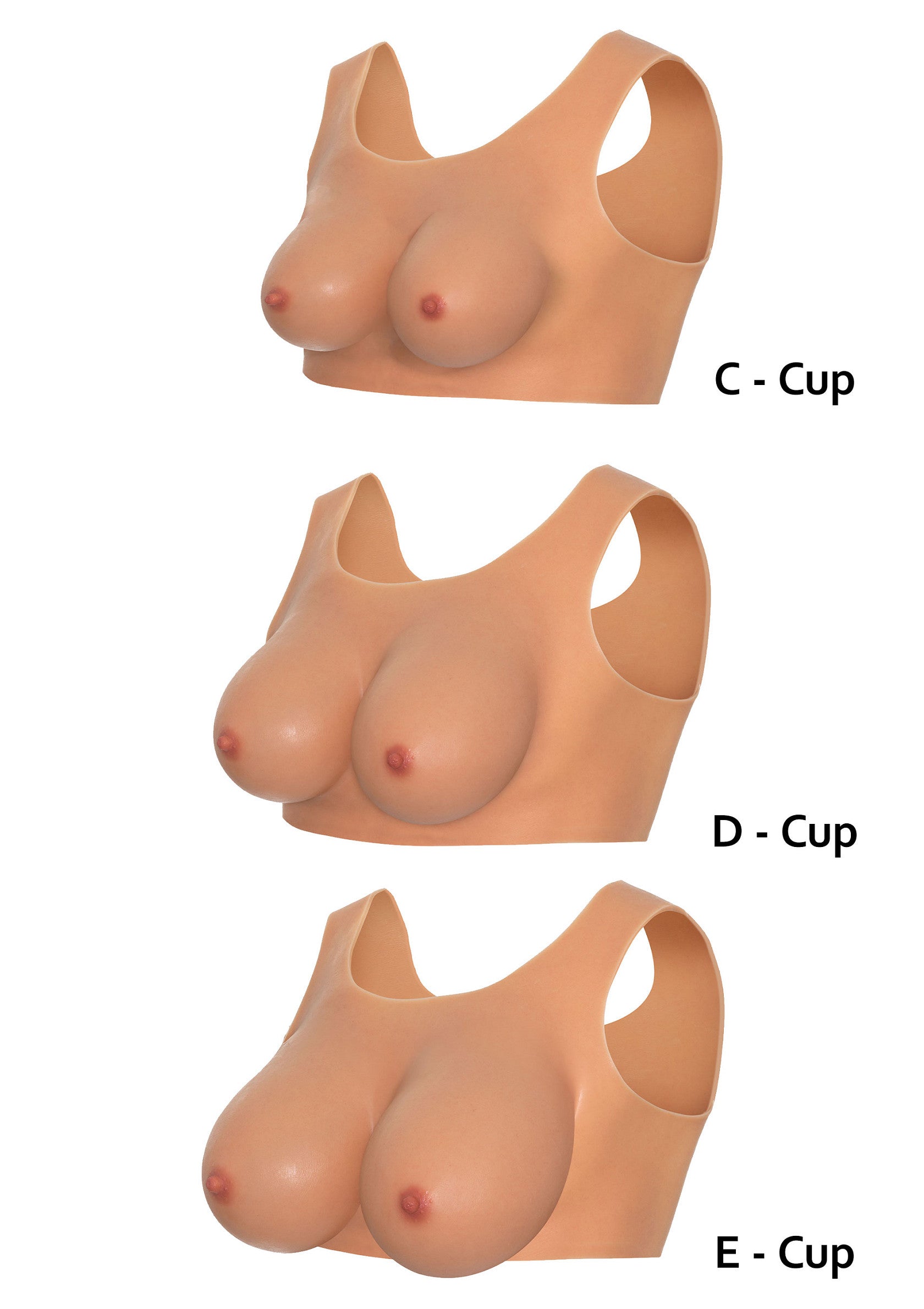 Hidden Desire Wearable Breasts Top D Cup