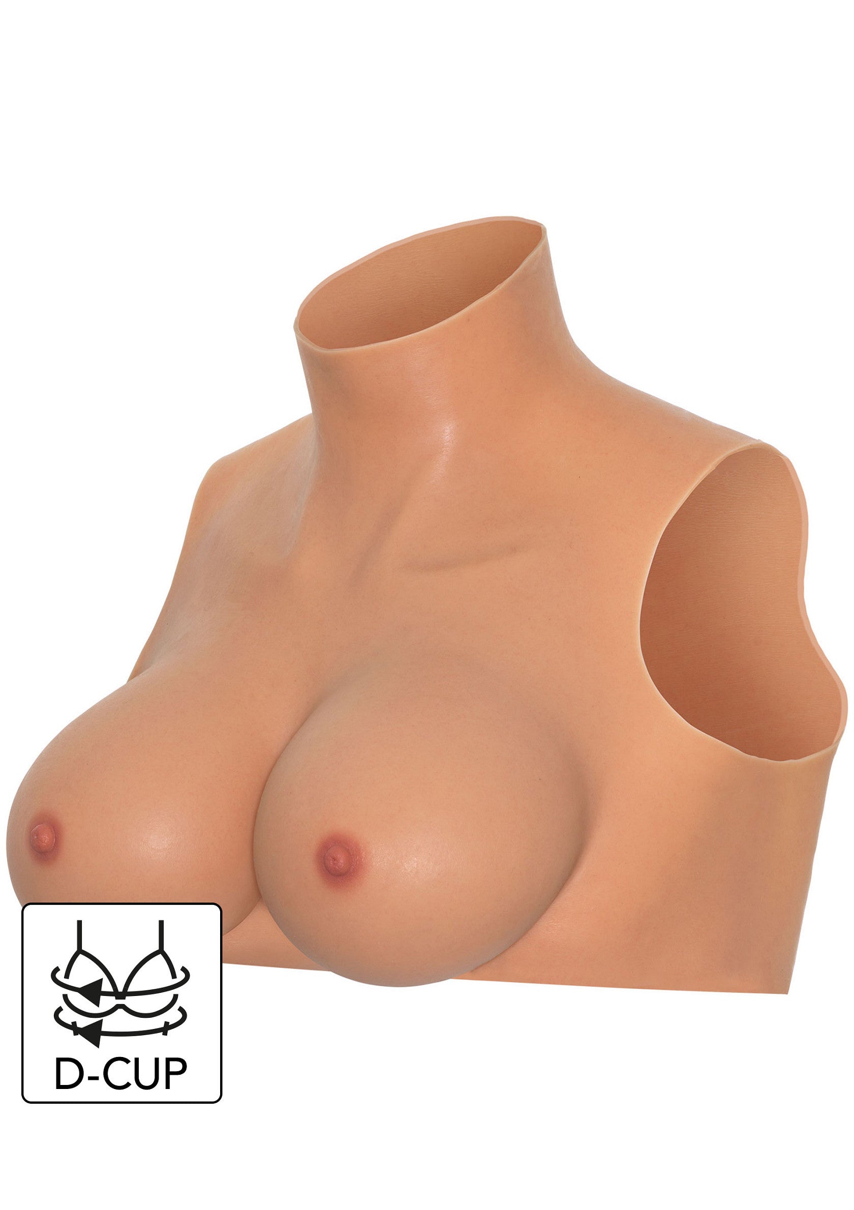 Hidden Desire Wearable Breasts Crop Top D Cup