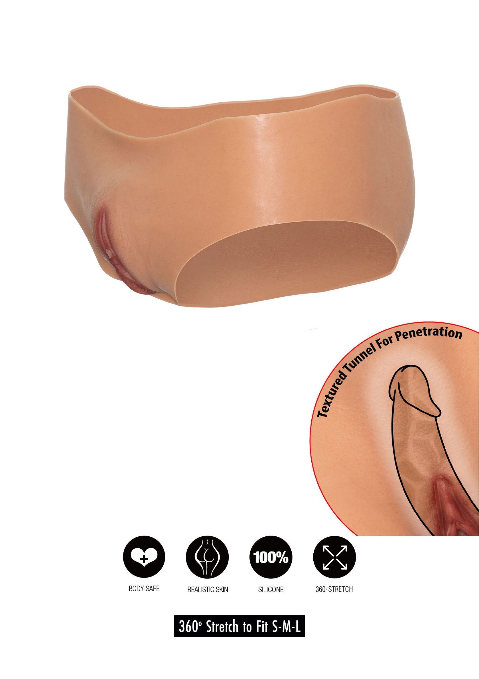 Hidden Desire Open Vagina Brief Low Waist