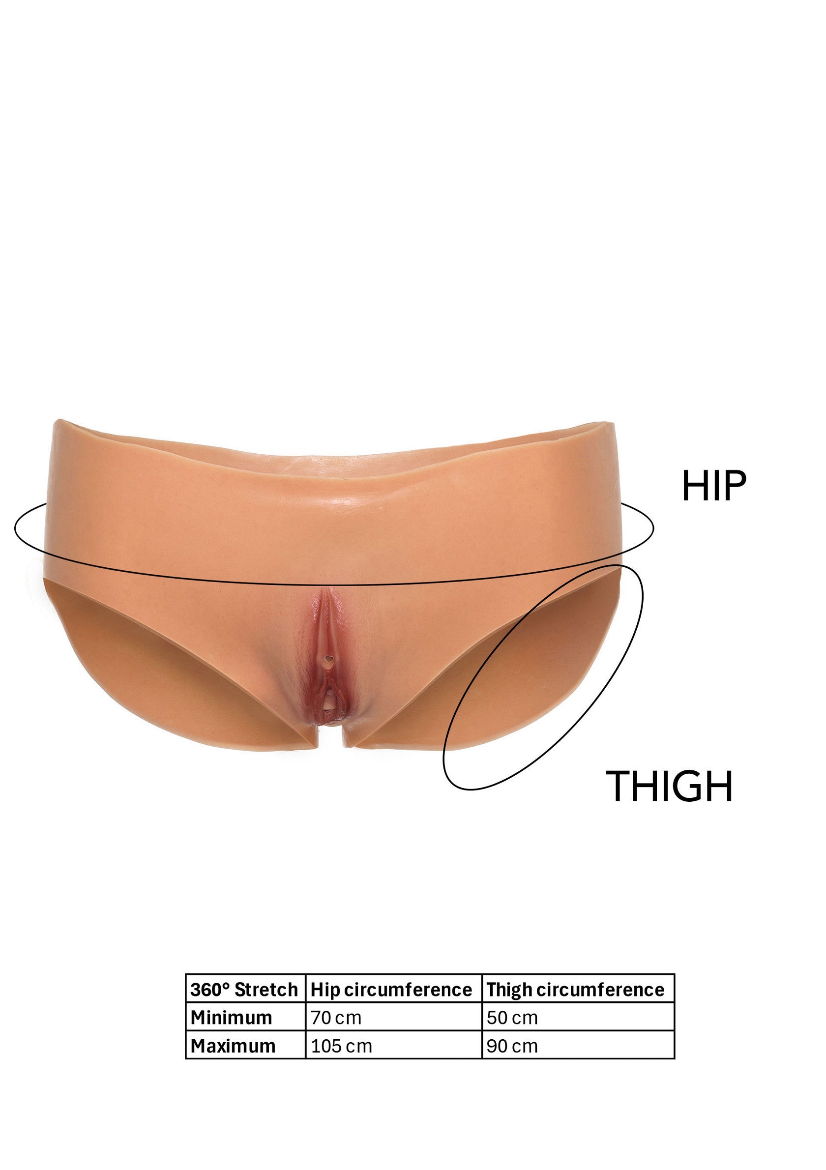 Hidden Desire Open Vagina Brief Low Waist