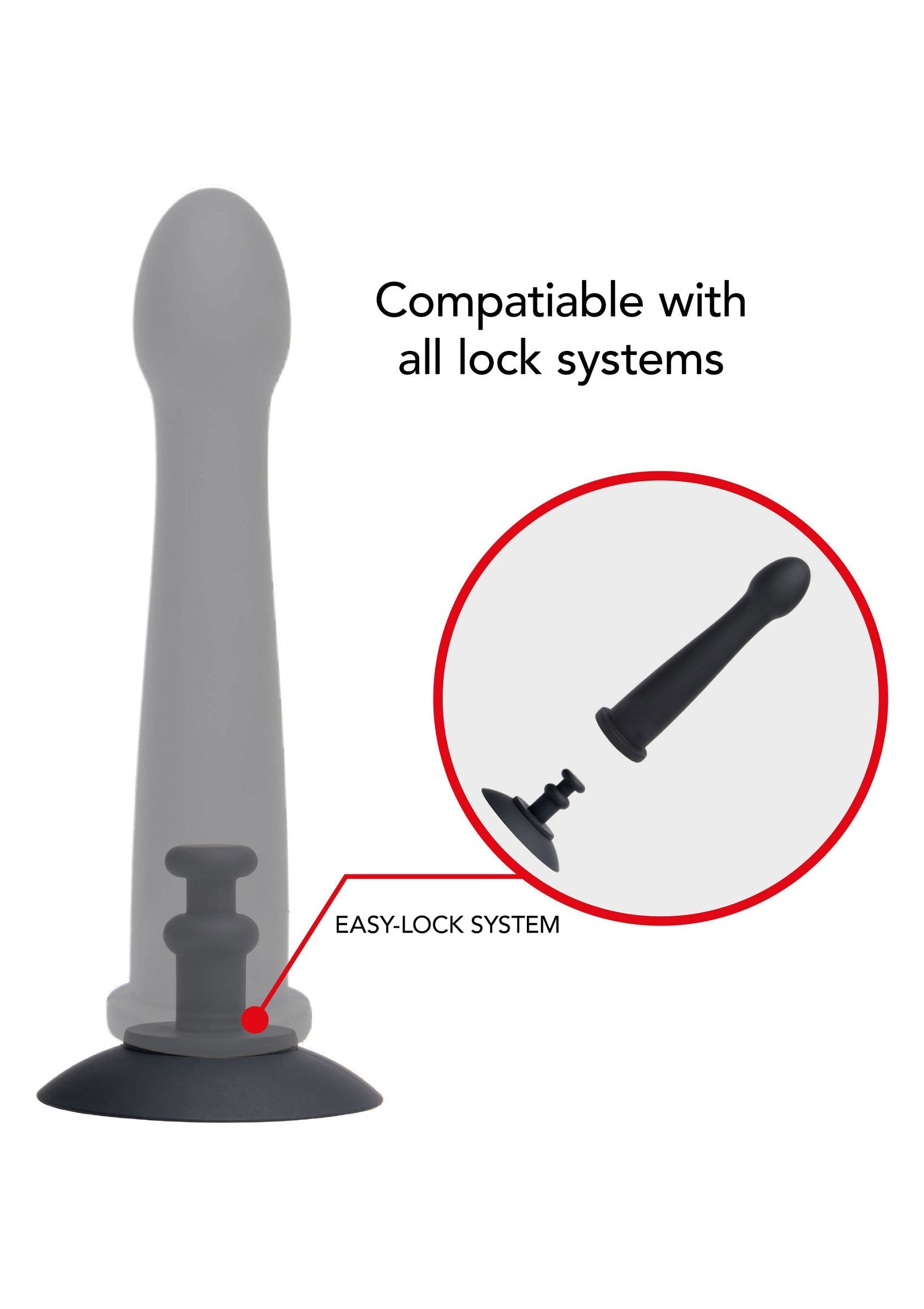 Hidden Desire Easy-Lock Suction Cup