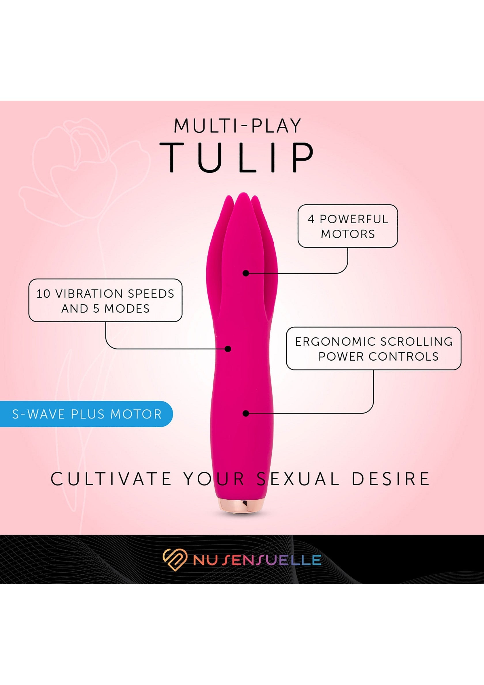 Nu Sensuelle Tulip Multi-Play Vibrator