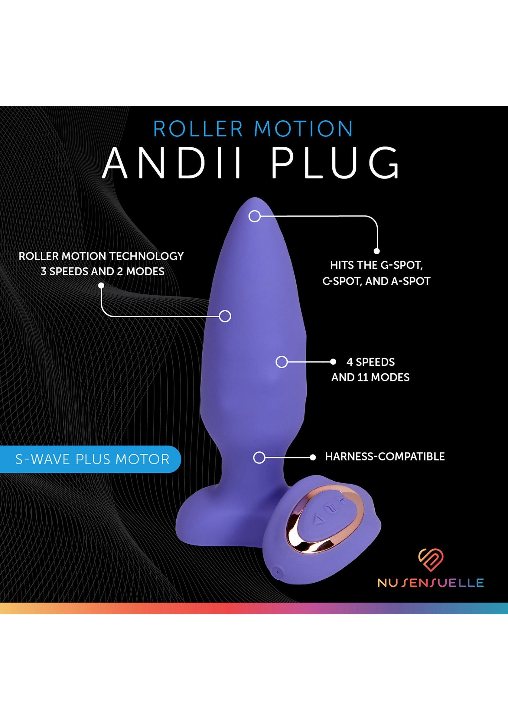 Nu Sensuelle Andii Roller Motion Plug