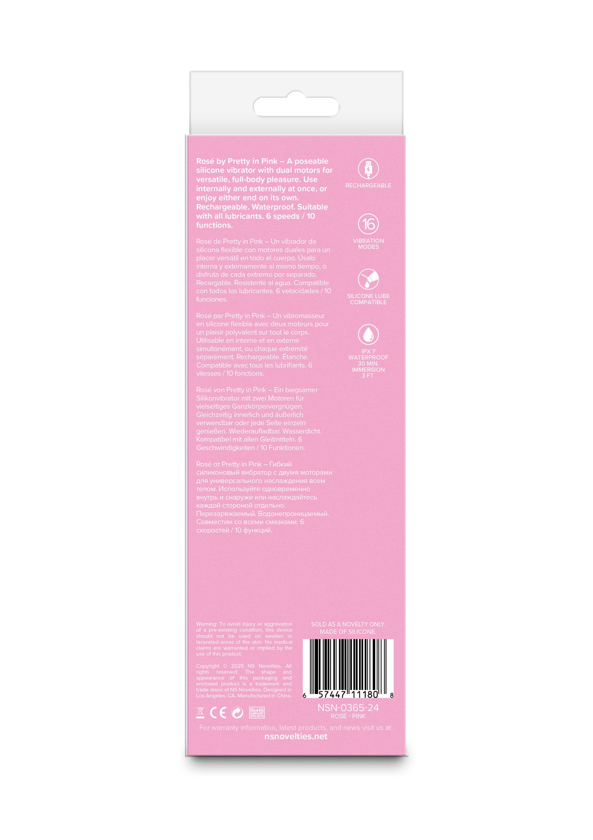 NS Novelties Rose G-Spot Vibrator