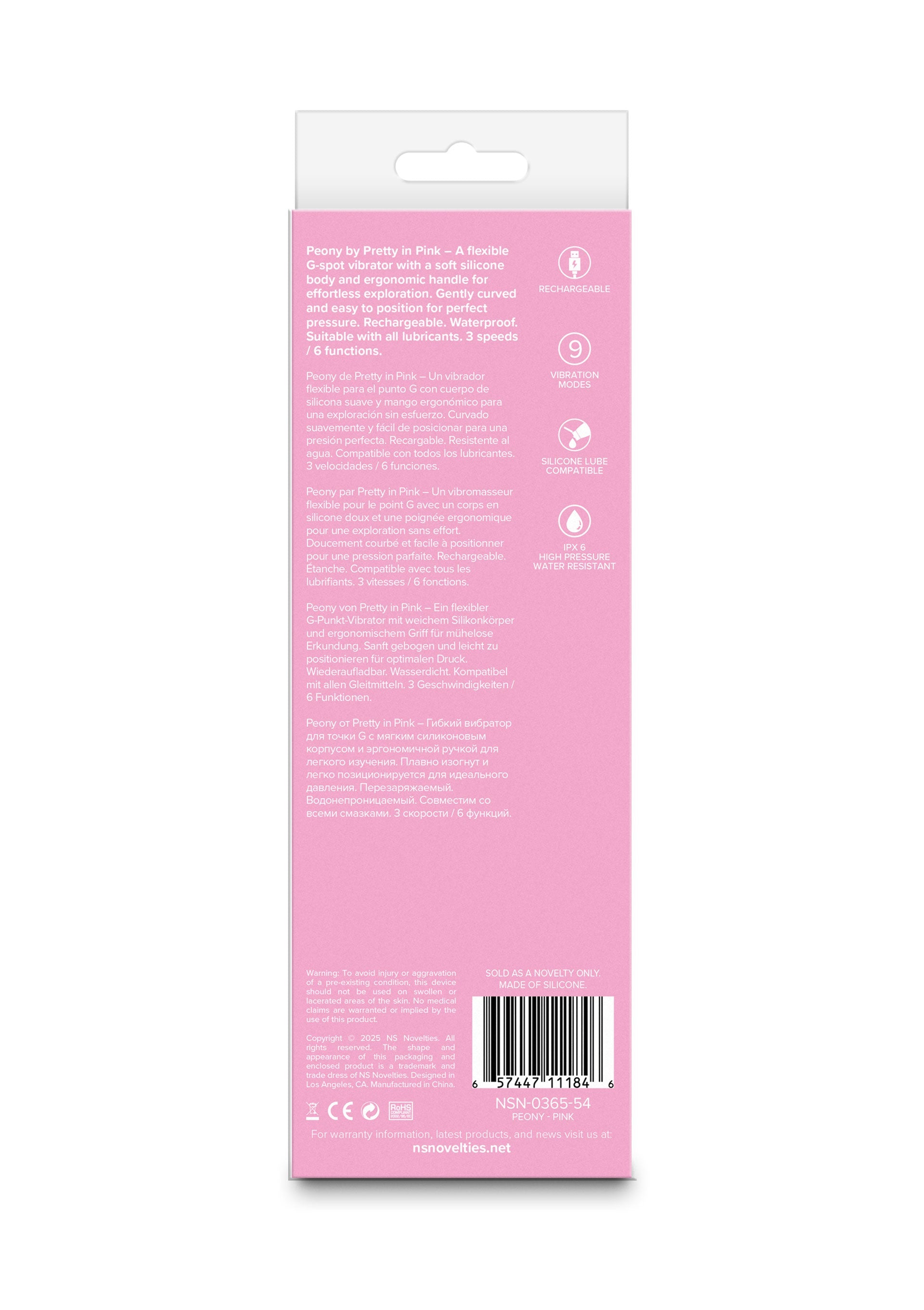 NS Novelties Peony G-Spot Vibrator