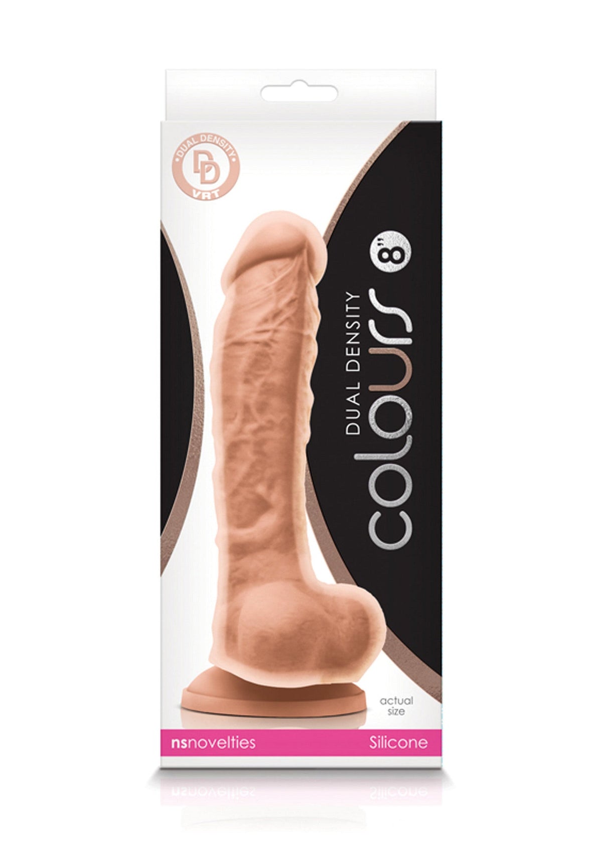 NS Novelties Colours Dual Density 8 inch