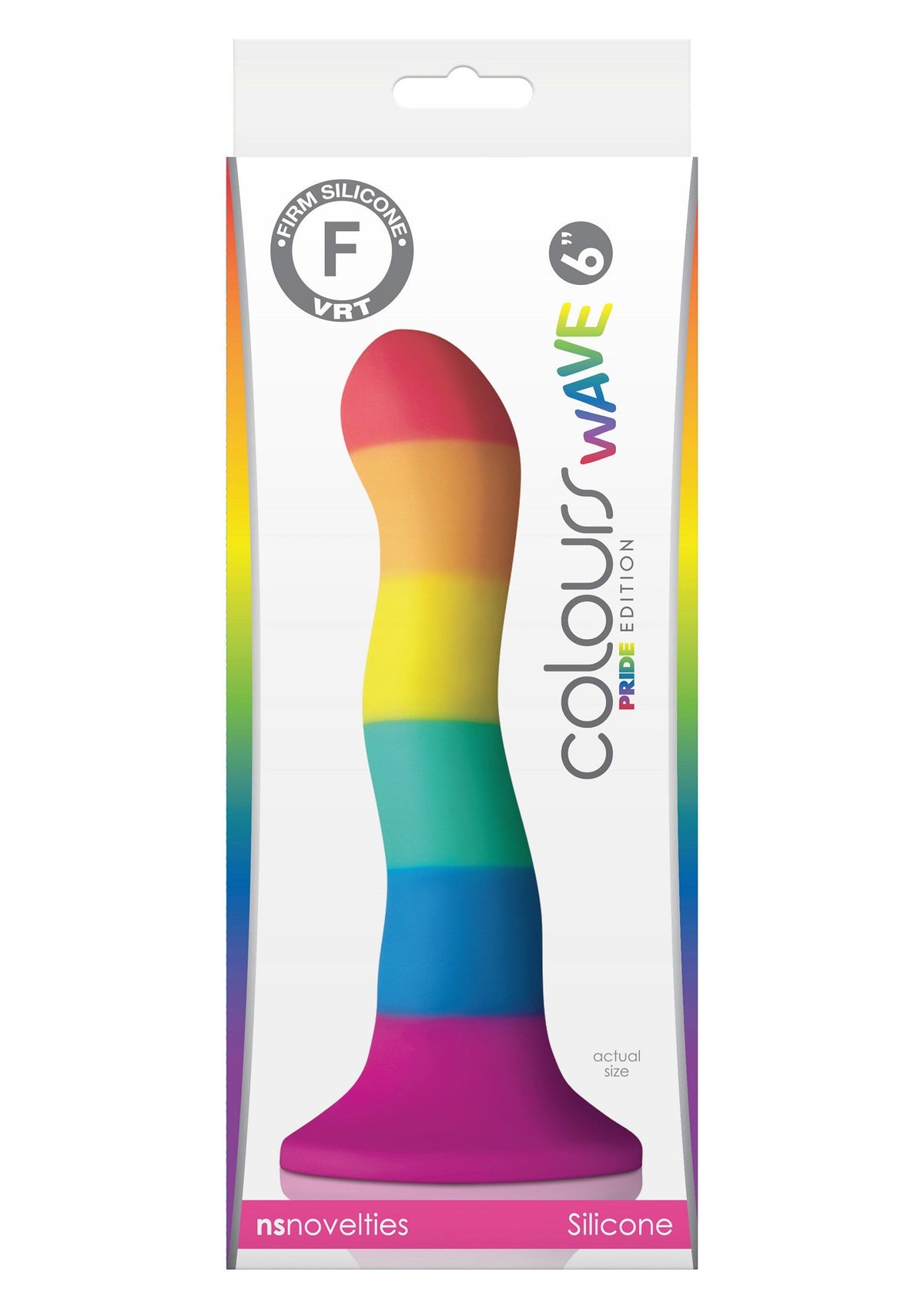 NS Novelties Pride Edition Wave Dildo 6 inch
