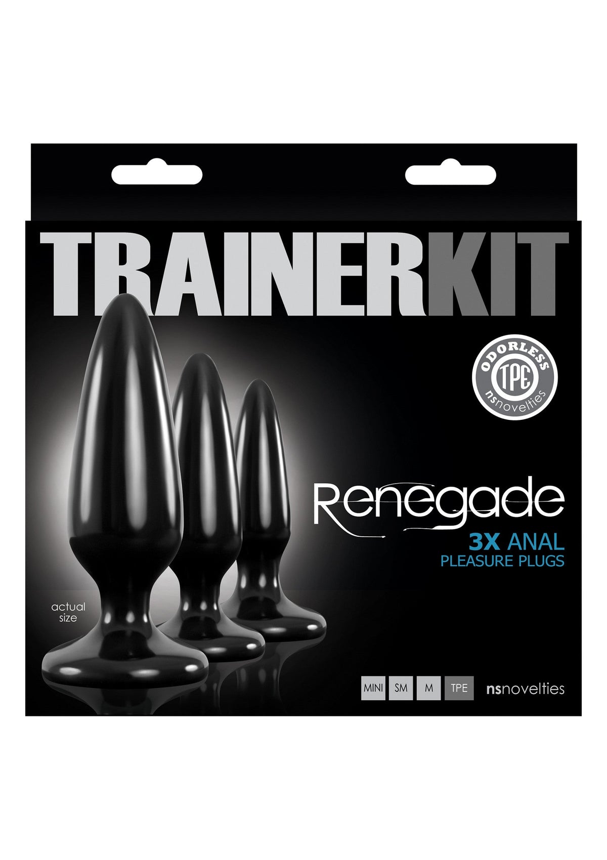 NS Novelties Pleasure Plug 3pc Trainer Kit