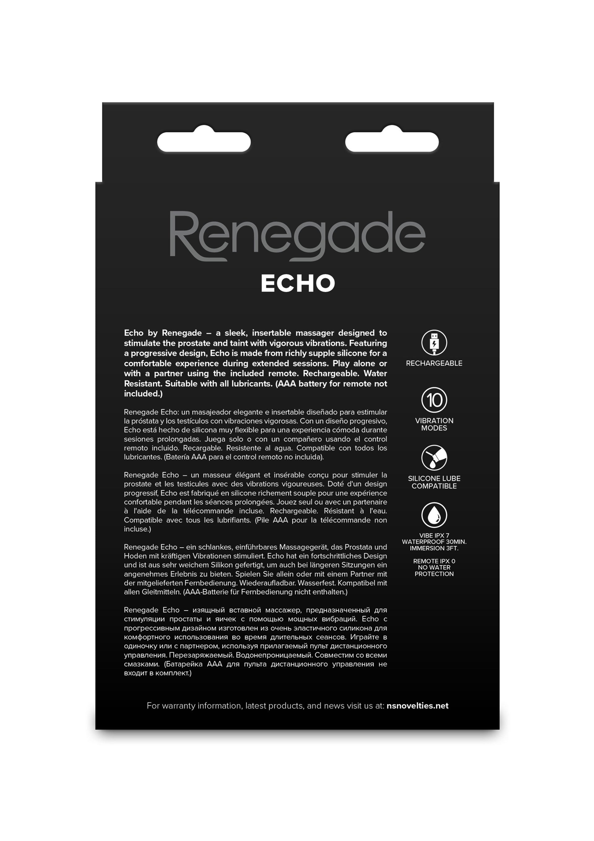 NS Novelties Echo Prostate Plug