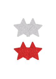 NS Novelties Pasties Glitter Stars 2 Pair