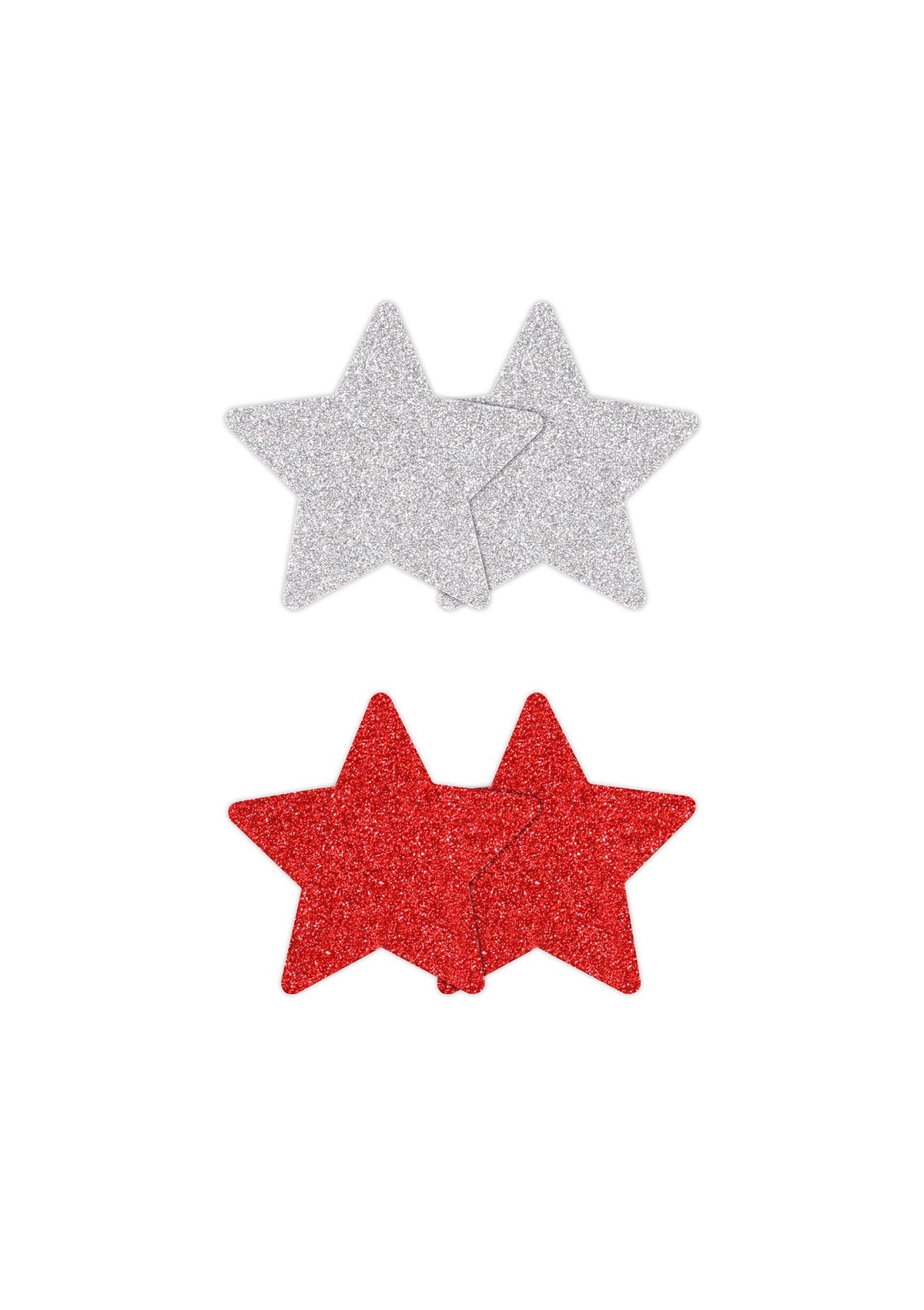 NS Novelties Pasties Glitter Stars 2 Pair