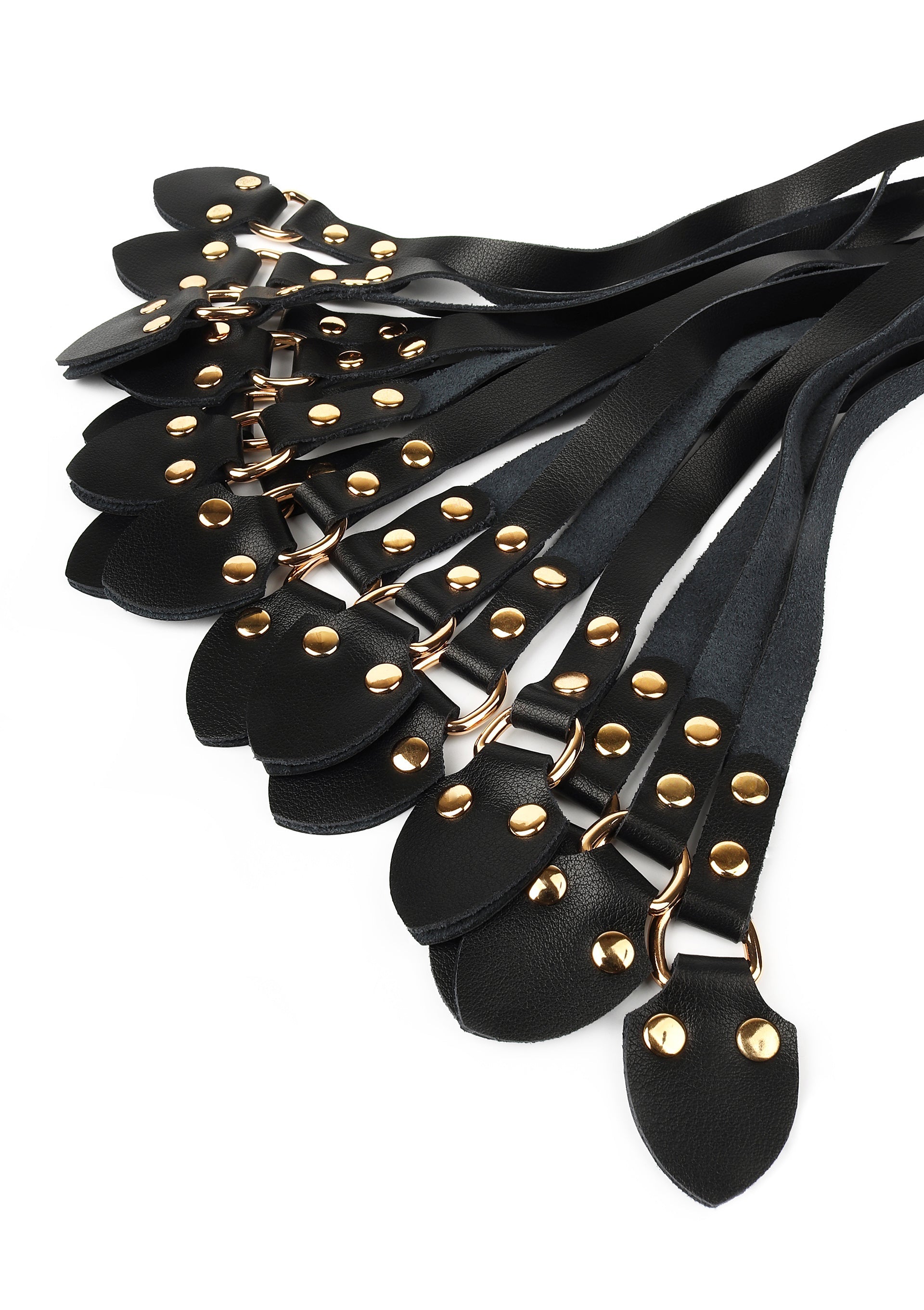Hidden Desire Leather Cat-o-Nine Whip