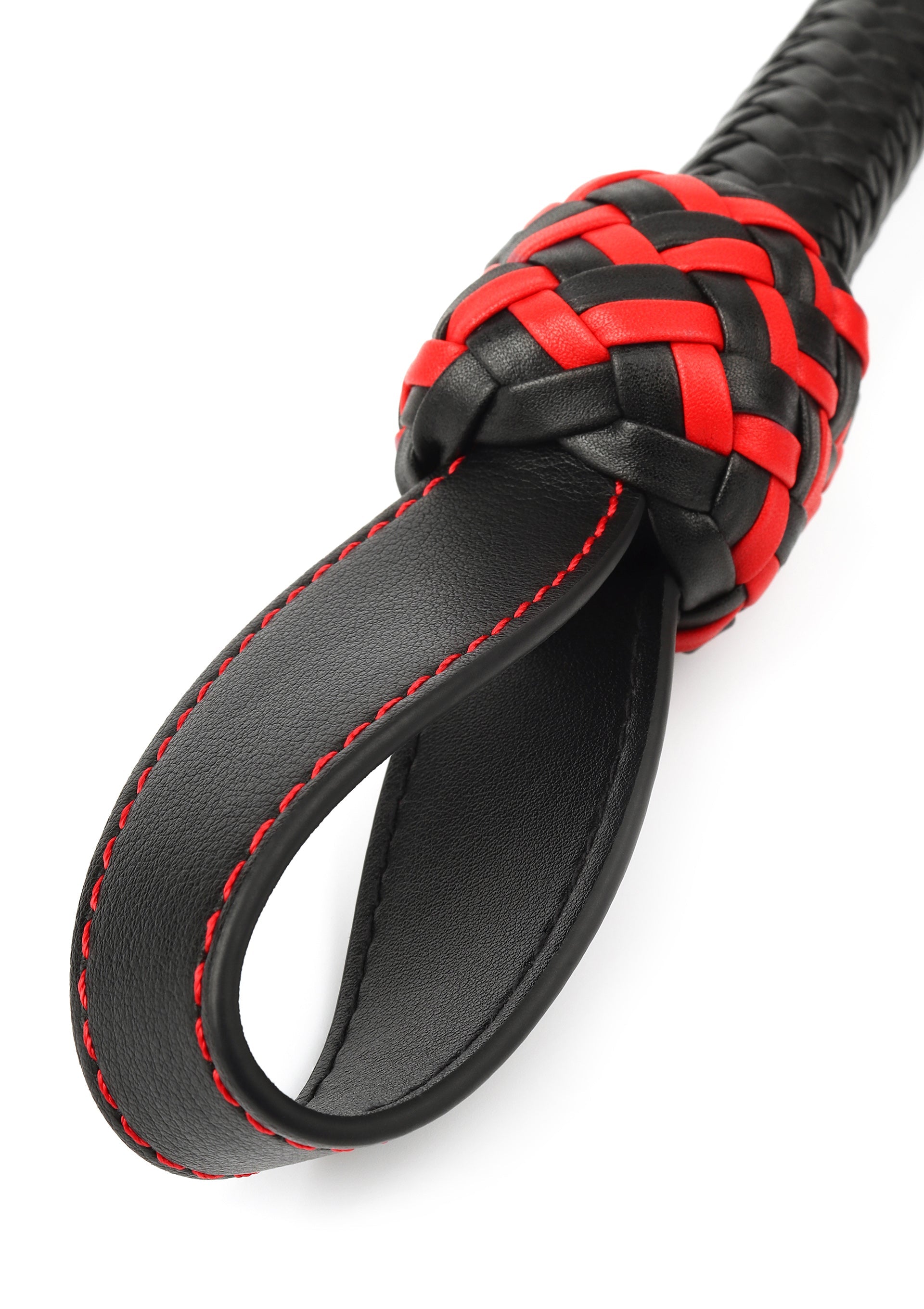 Hidden Desire Genuine Leather Roses Whip