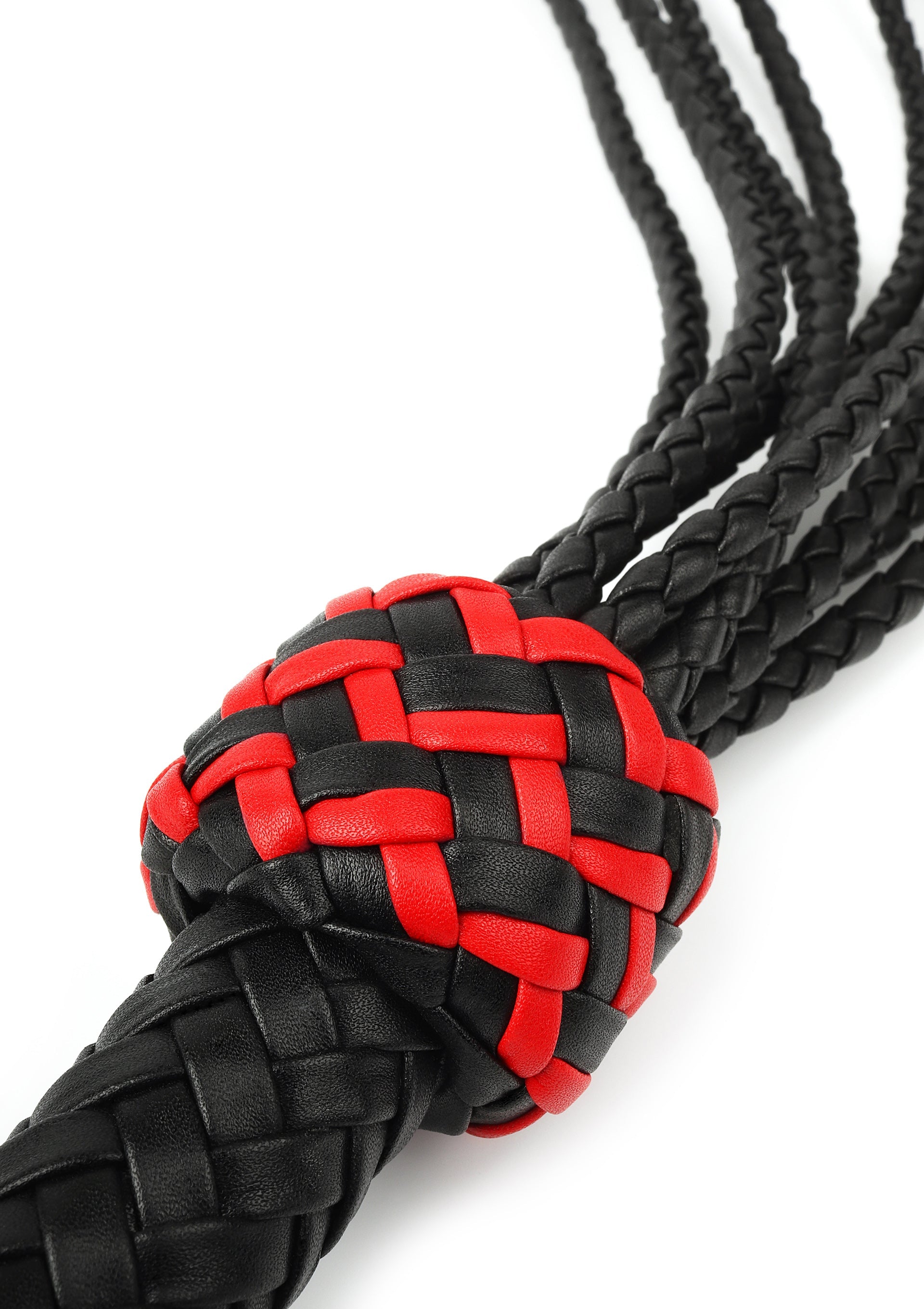 Hidden Desire Genuine Leather Roses Whip