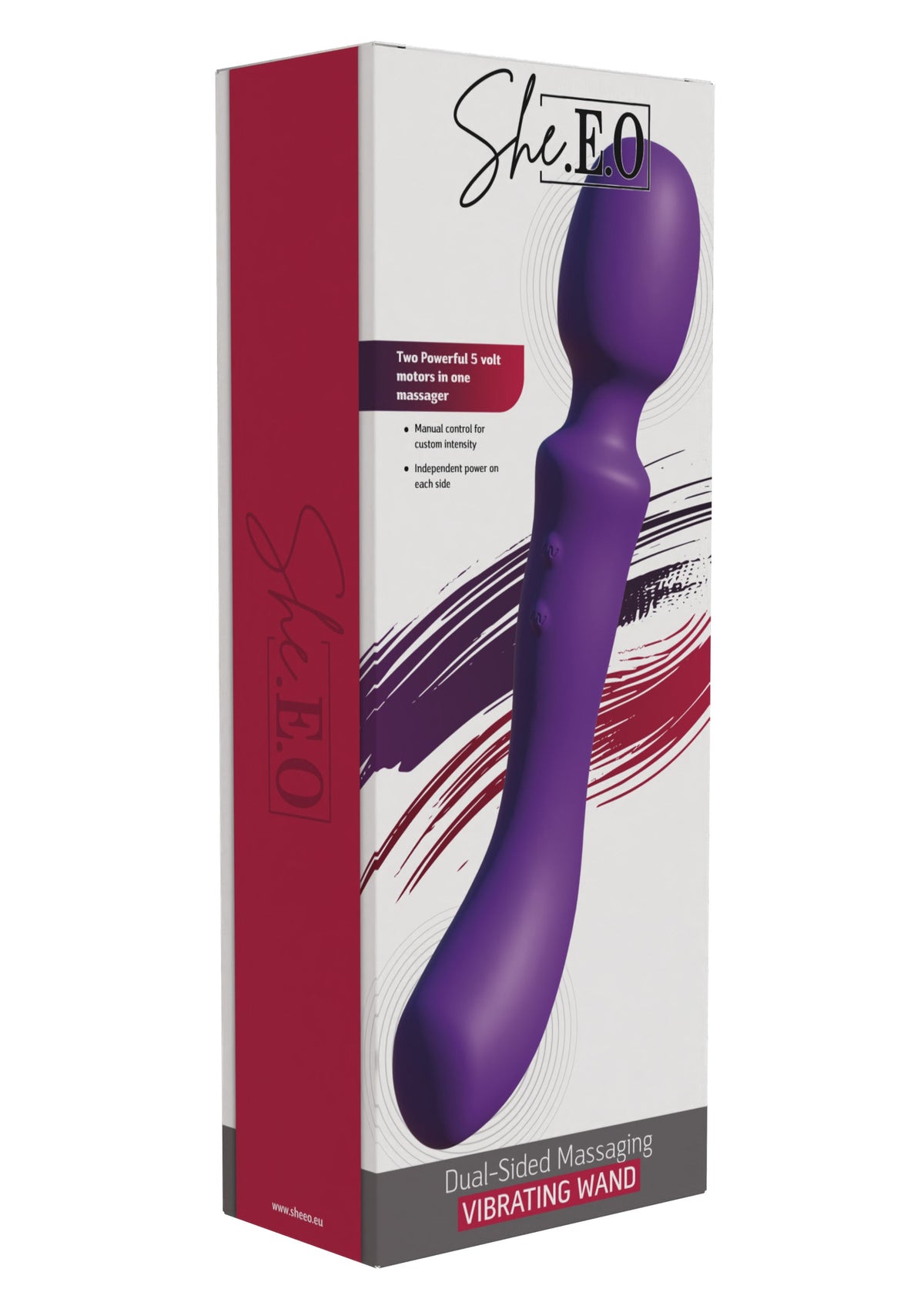 She.E.O. Dual-Sided Massaging Vibrating Wand