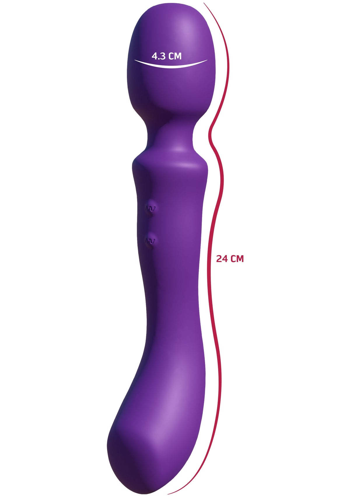She.E.O. Dual-Sided Massaging Vibrating Wand