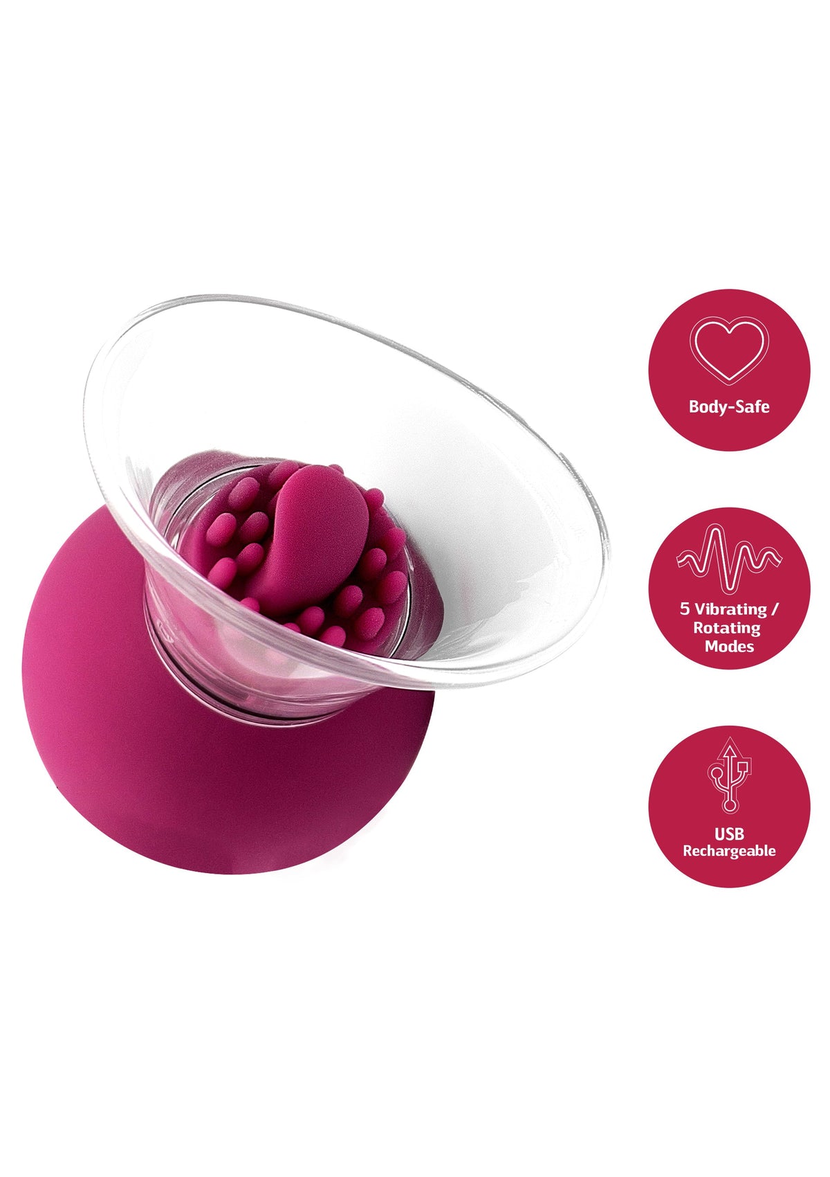 She.E.O. Vibrating & Rotating Nipple & Clitoral Pump