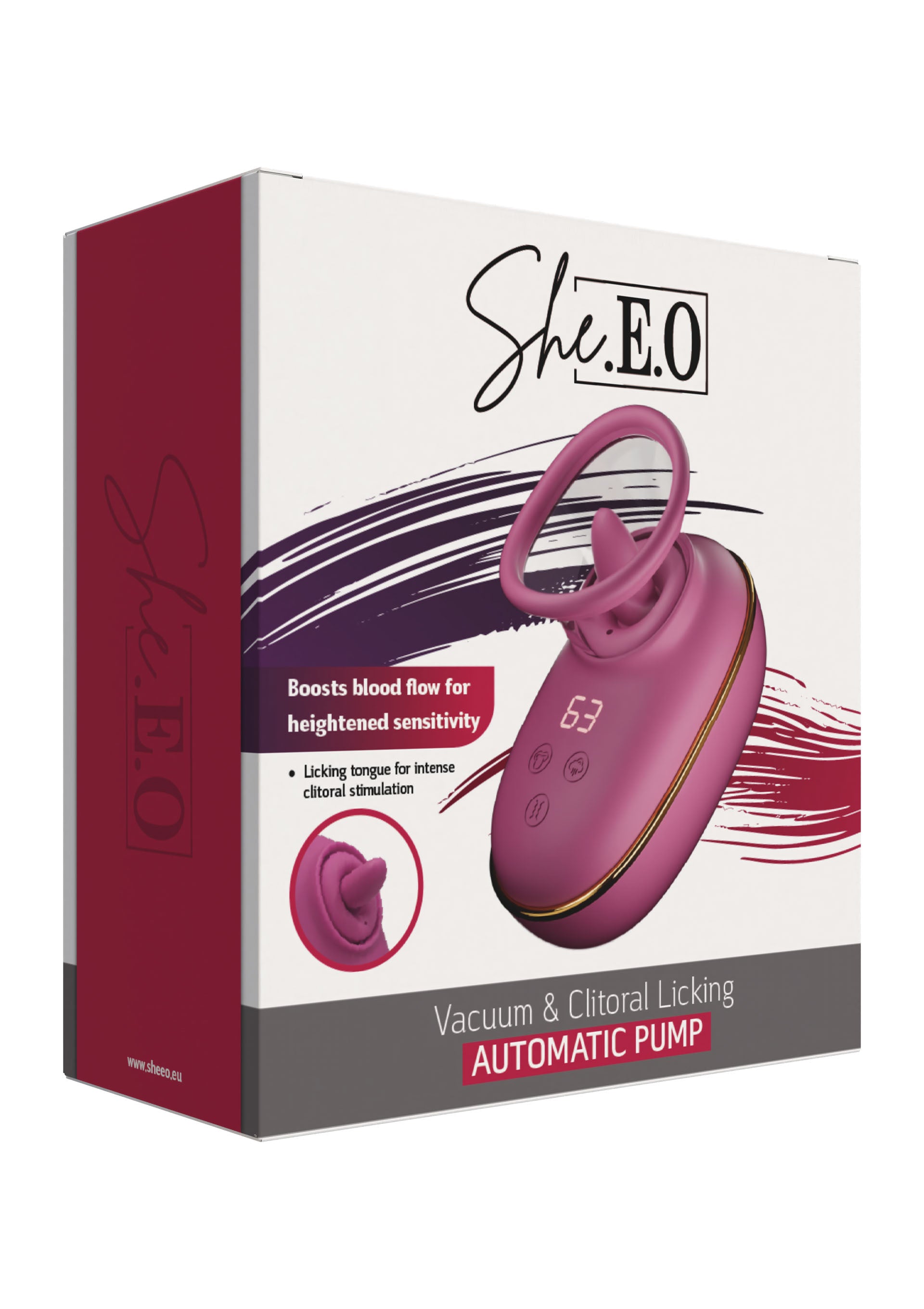 She.E.O. Licking Clitoral Automatic Pump
